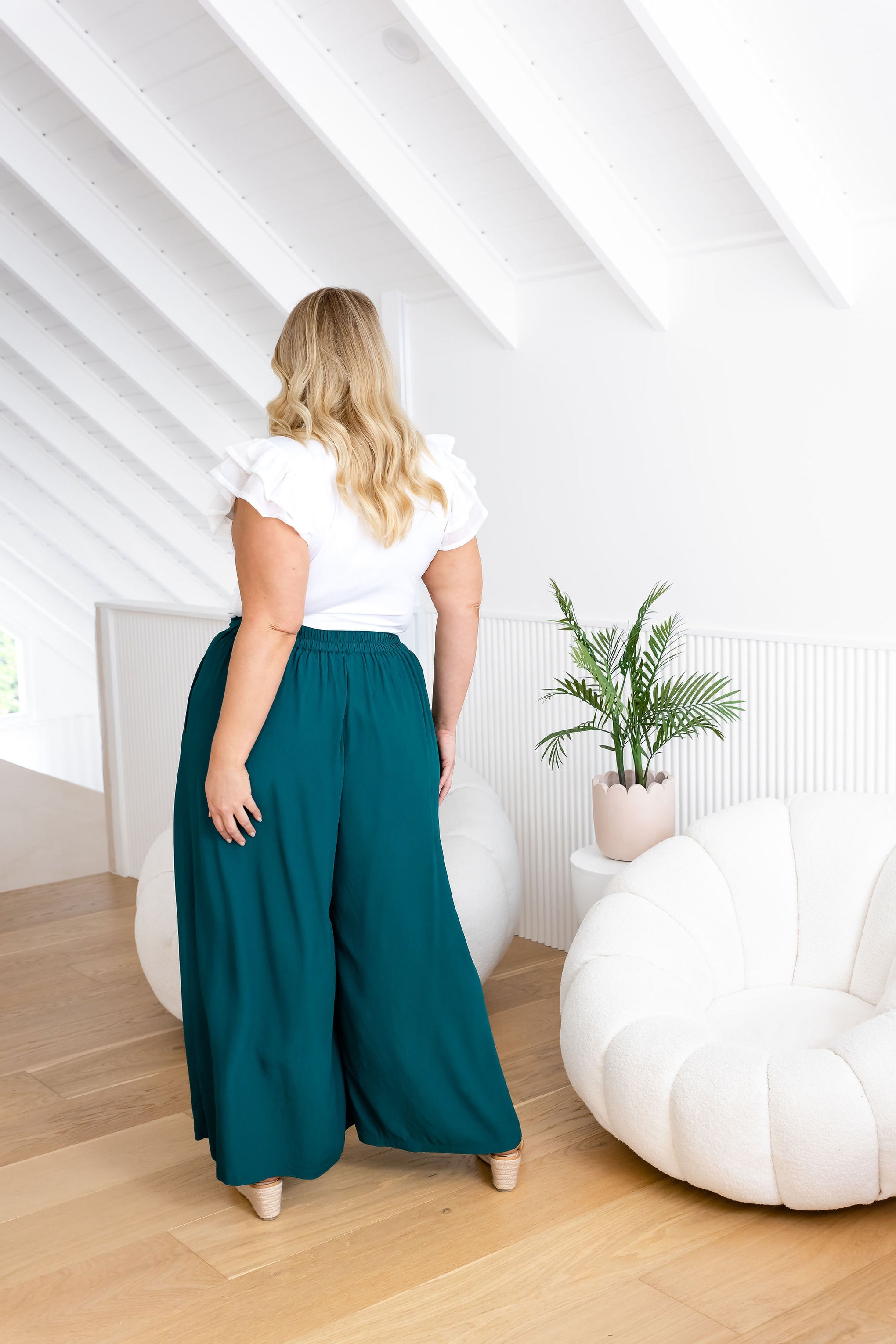 Larsa Pants in Forest Green