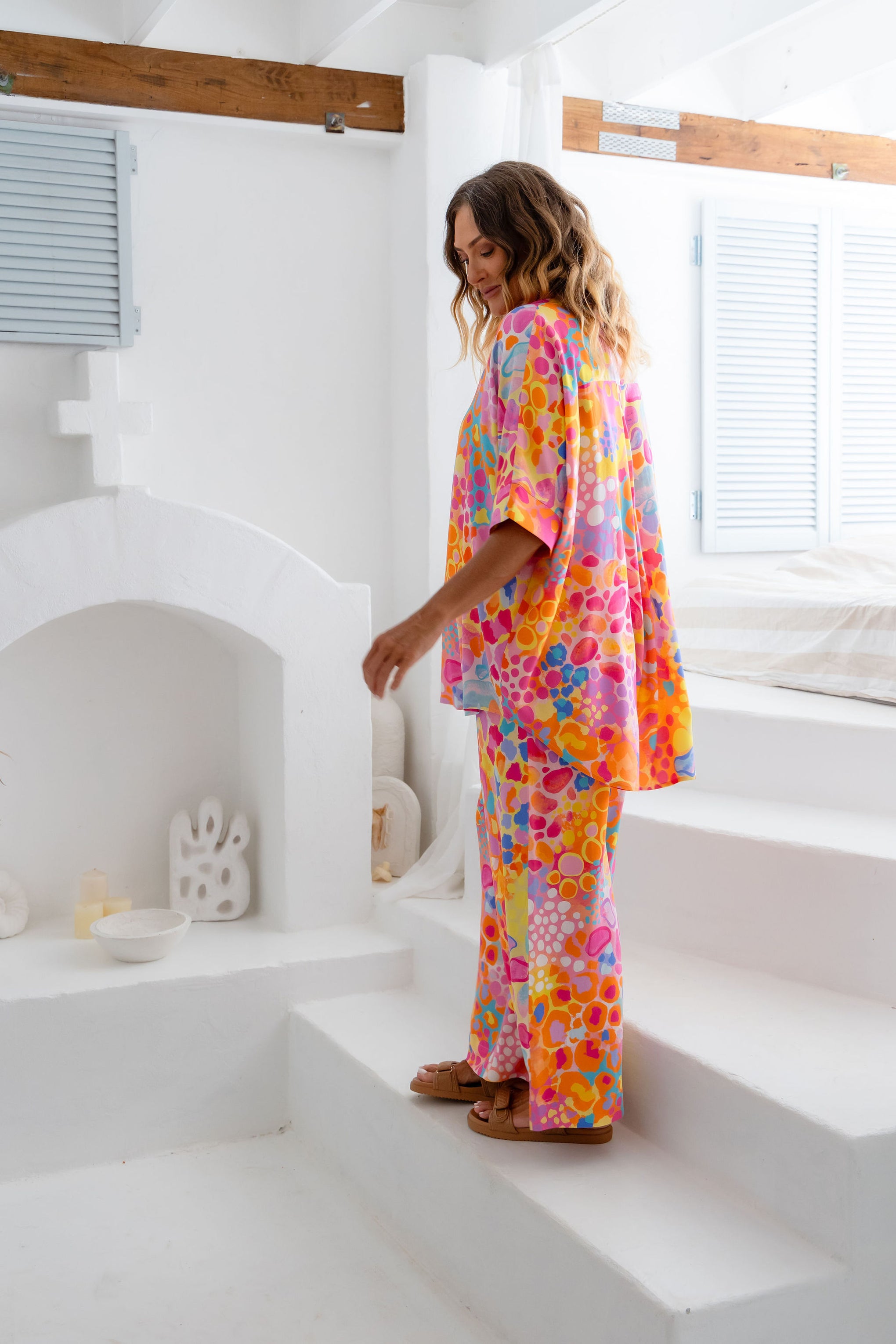 Tammin Shirt in Tequila Sunrise by Kasey Rainbow