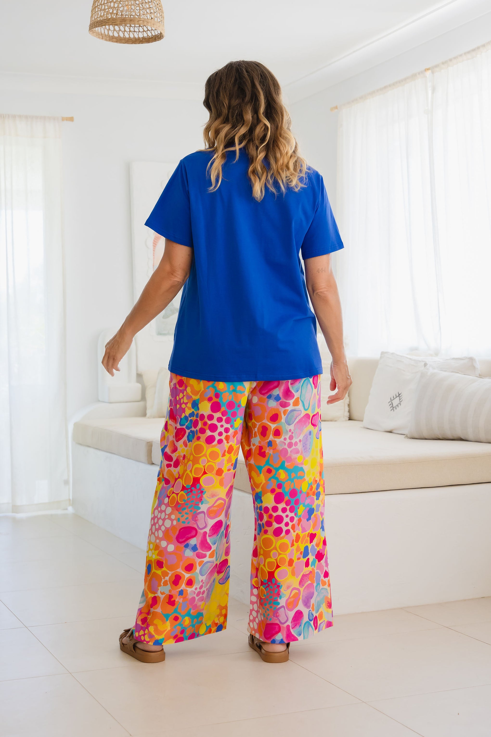 Gina Pants in Tequila Sunrise by Kasey Rainbow
