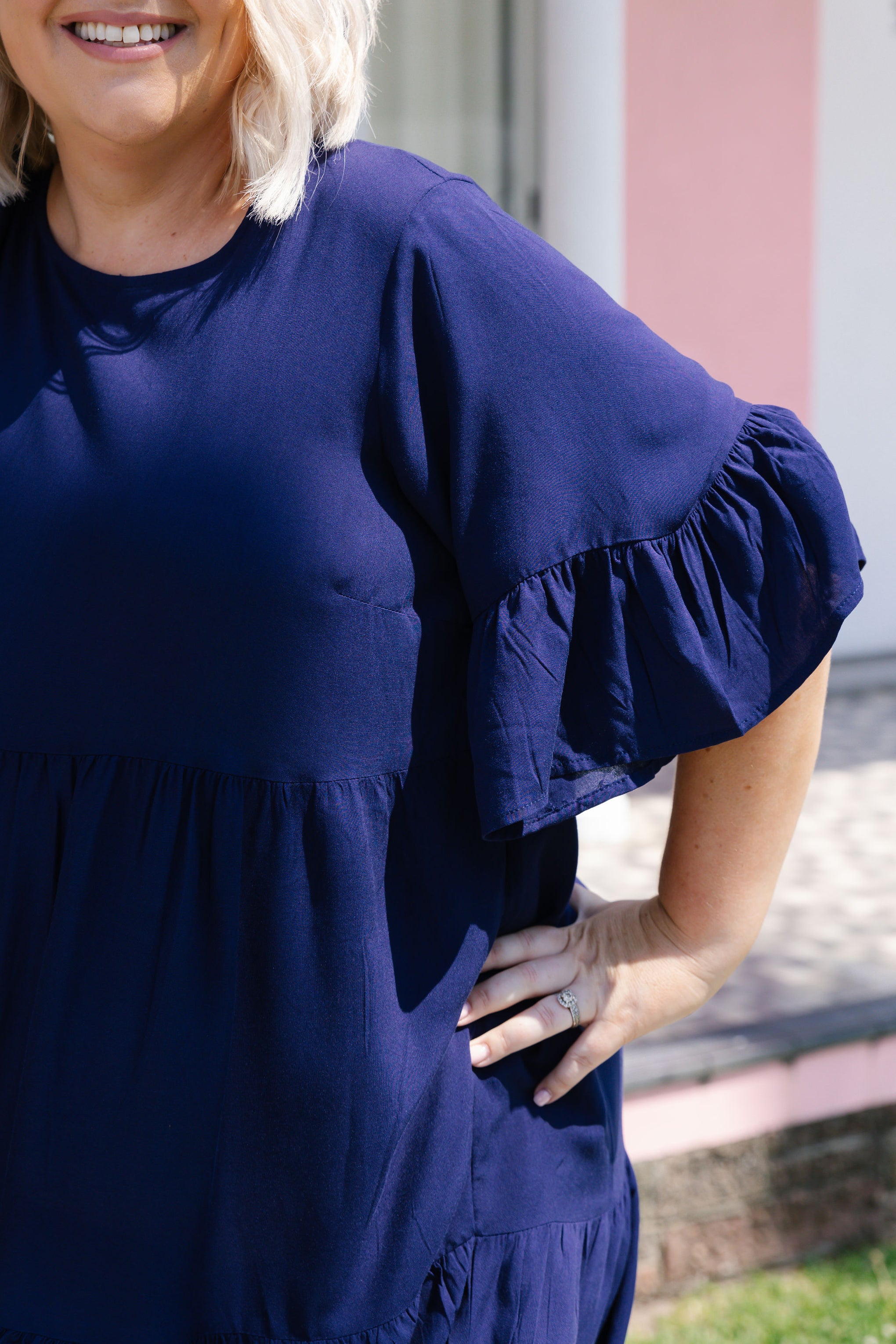 Sadie Dress in Navy