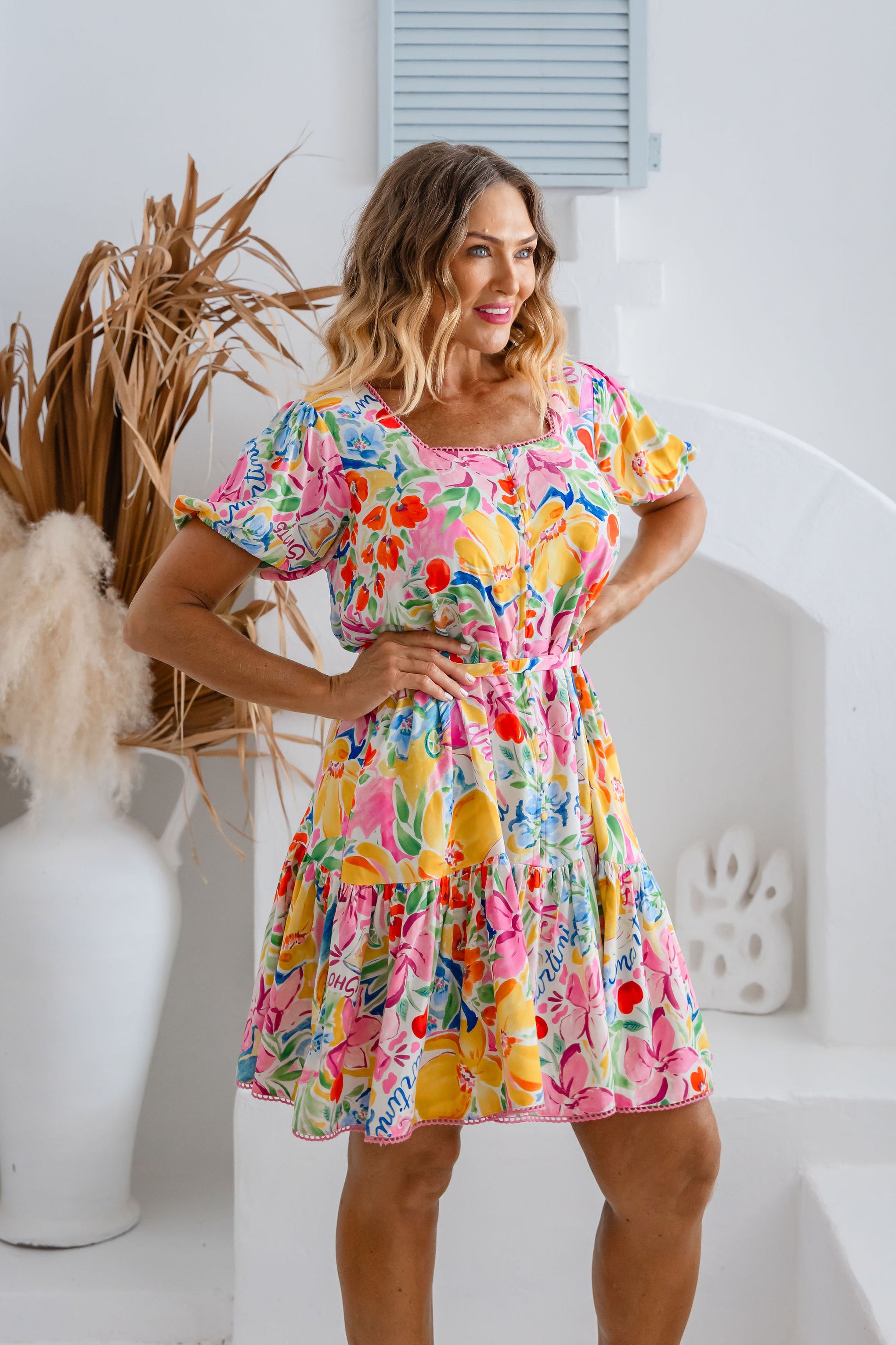 Gia Dress in Vaycay Vibes