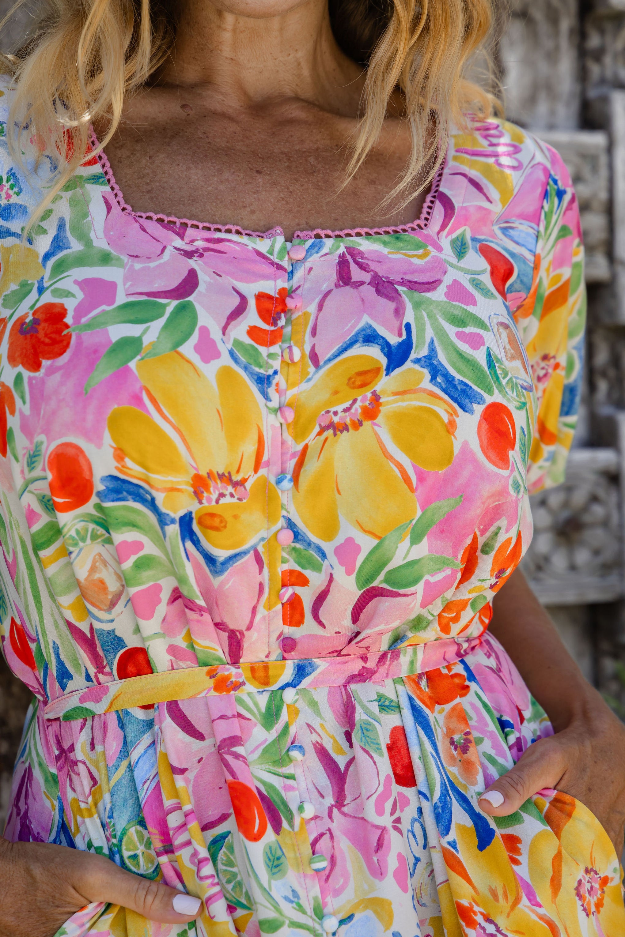 Gia Dress in Vaycay Vibes