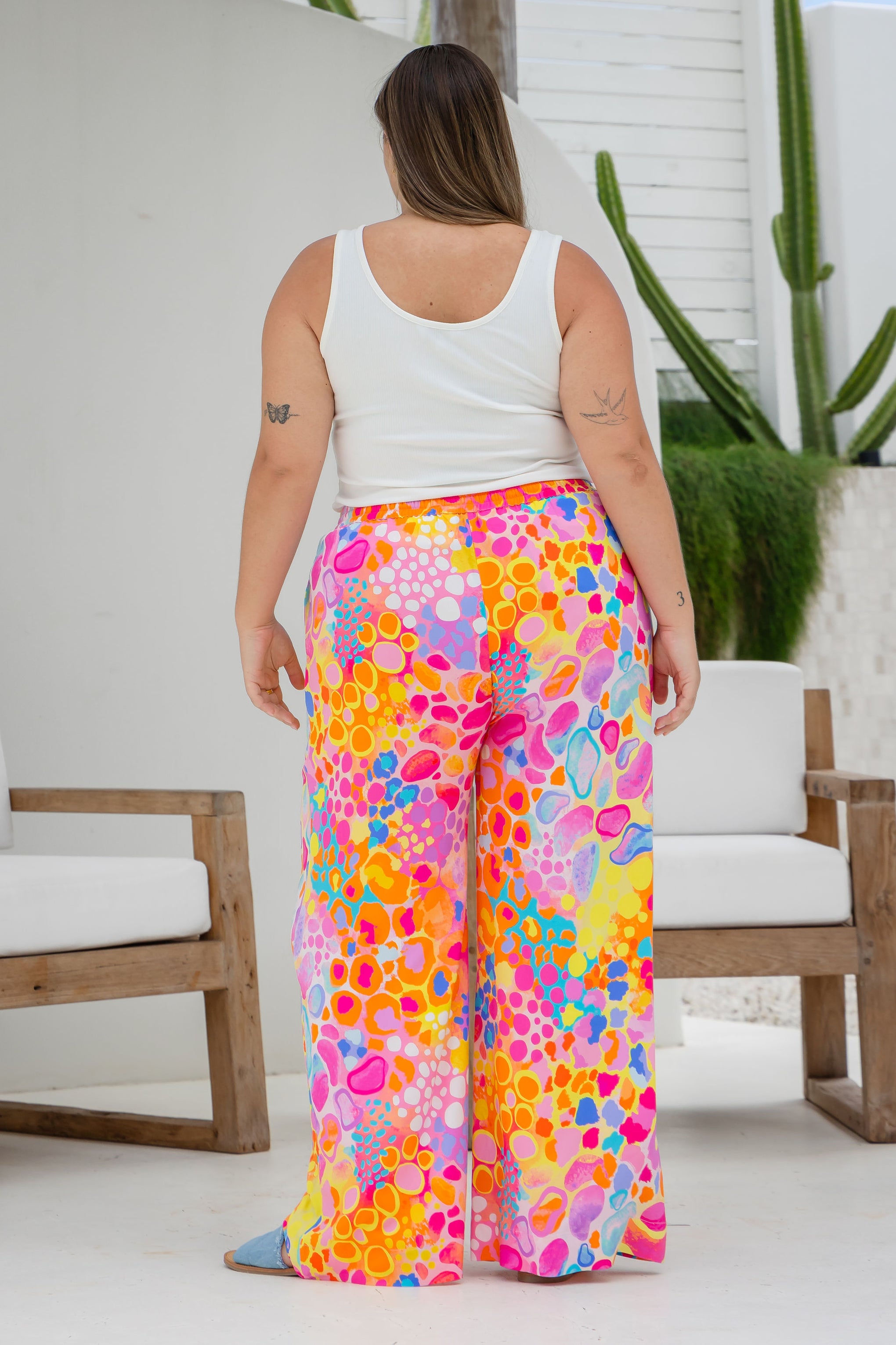 Gina Pants in Tequila Sunrise by Kasey Rainbow