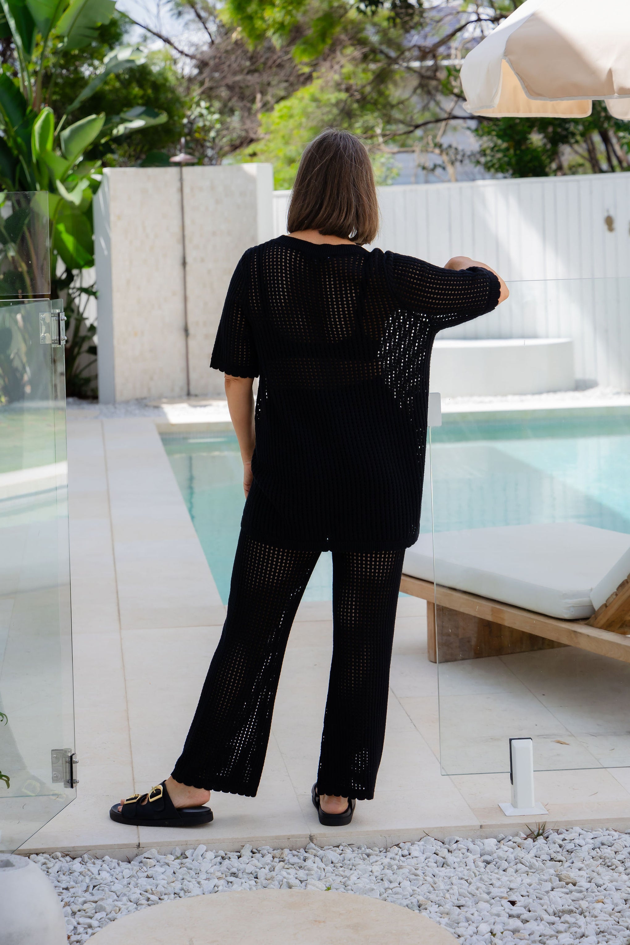 Harry Knit Top in Black