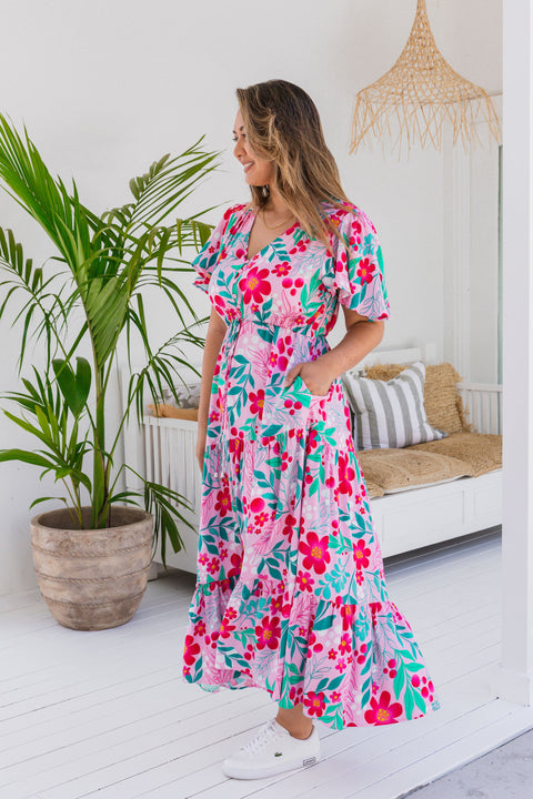 Festive maxi clearance dress