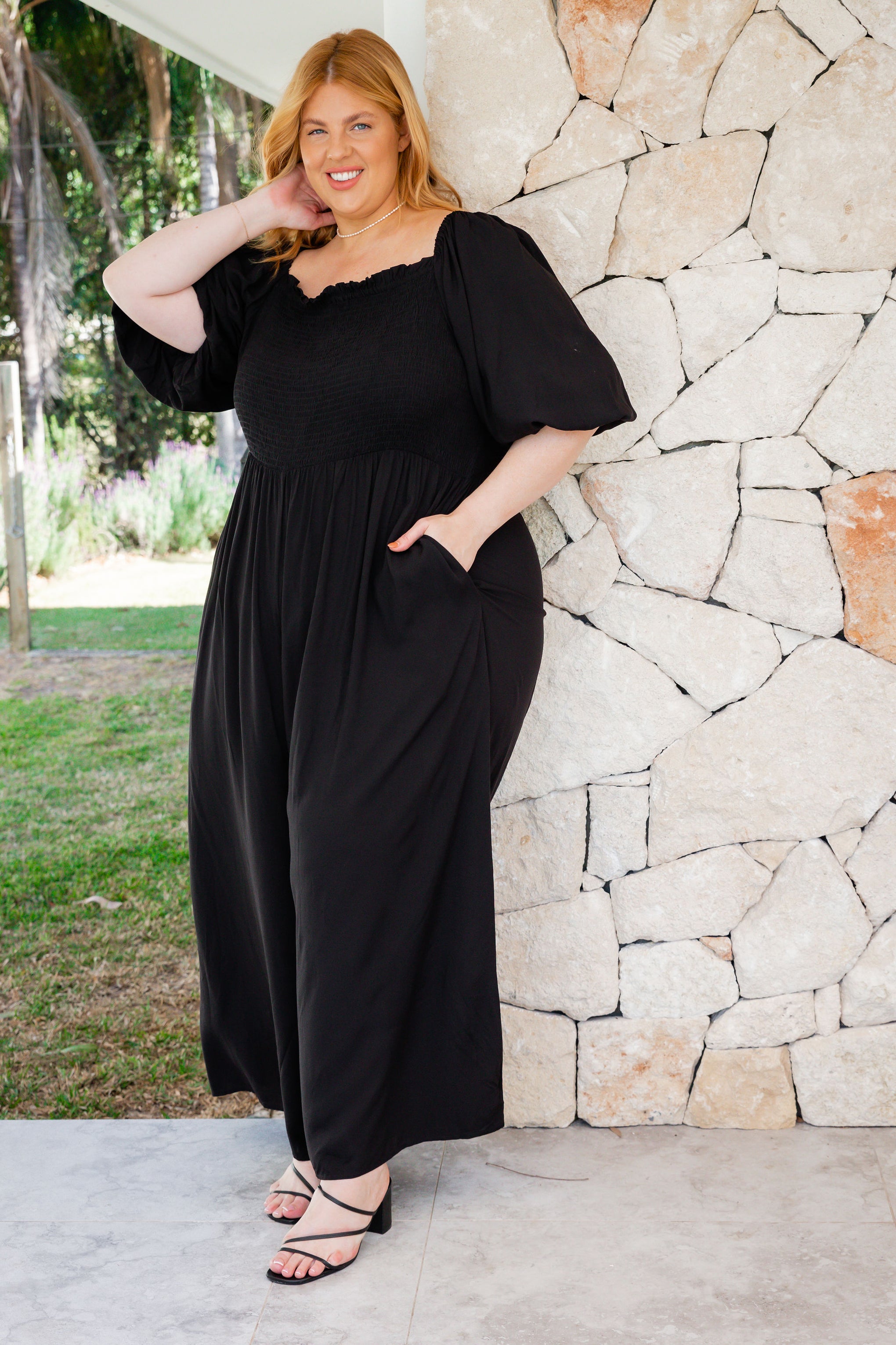 Emily Jumpsuit in Black