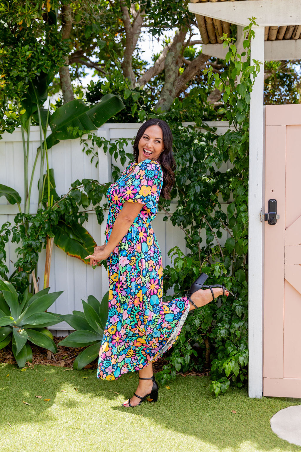 Lucinda Maxi Dress in Garden Party by Kasey Rainbow