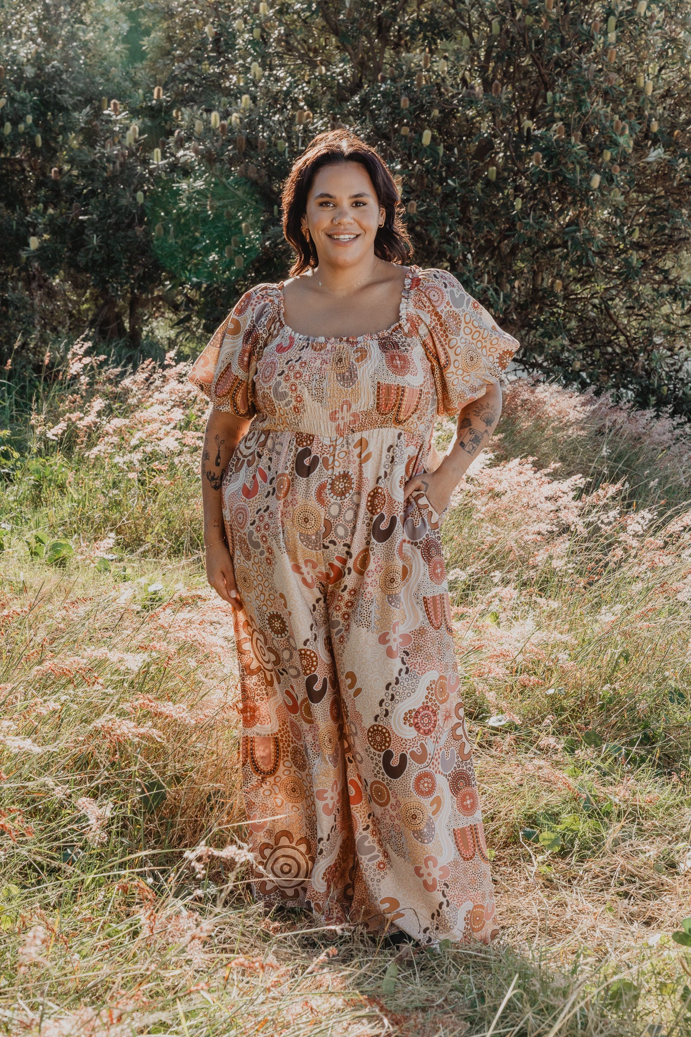 Stelle Jumpsuit in Rise and Bloom