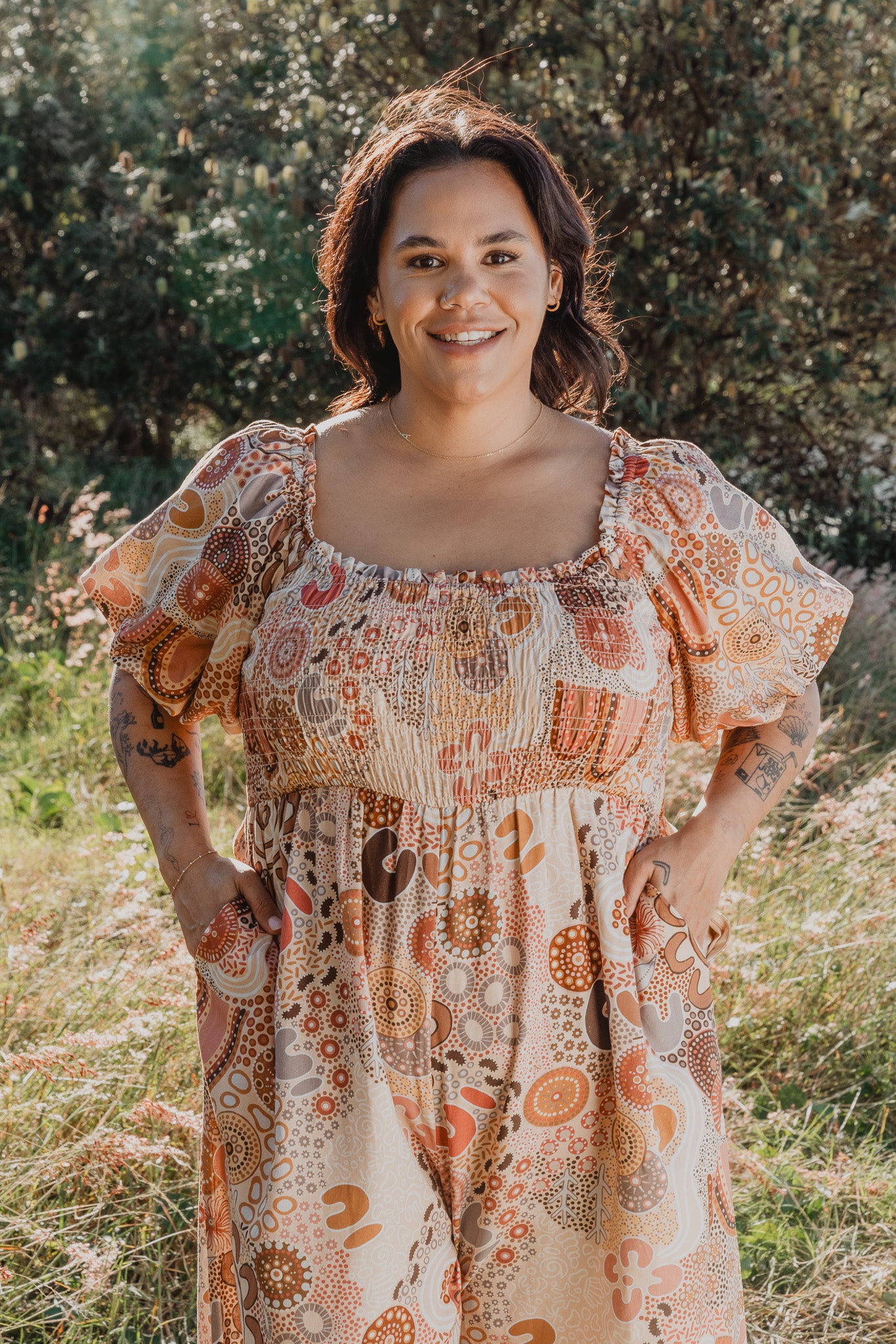 Stelle Jumpsuit in Rise and Bloom