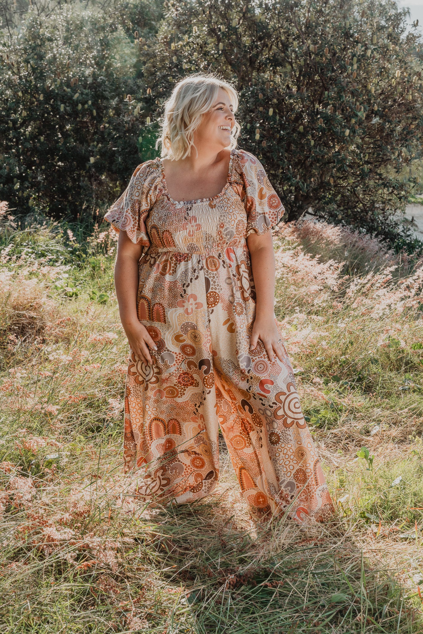 Stelle Jumpsuit in Rise and Bloom
