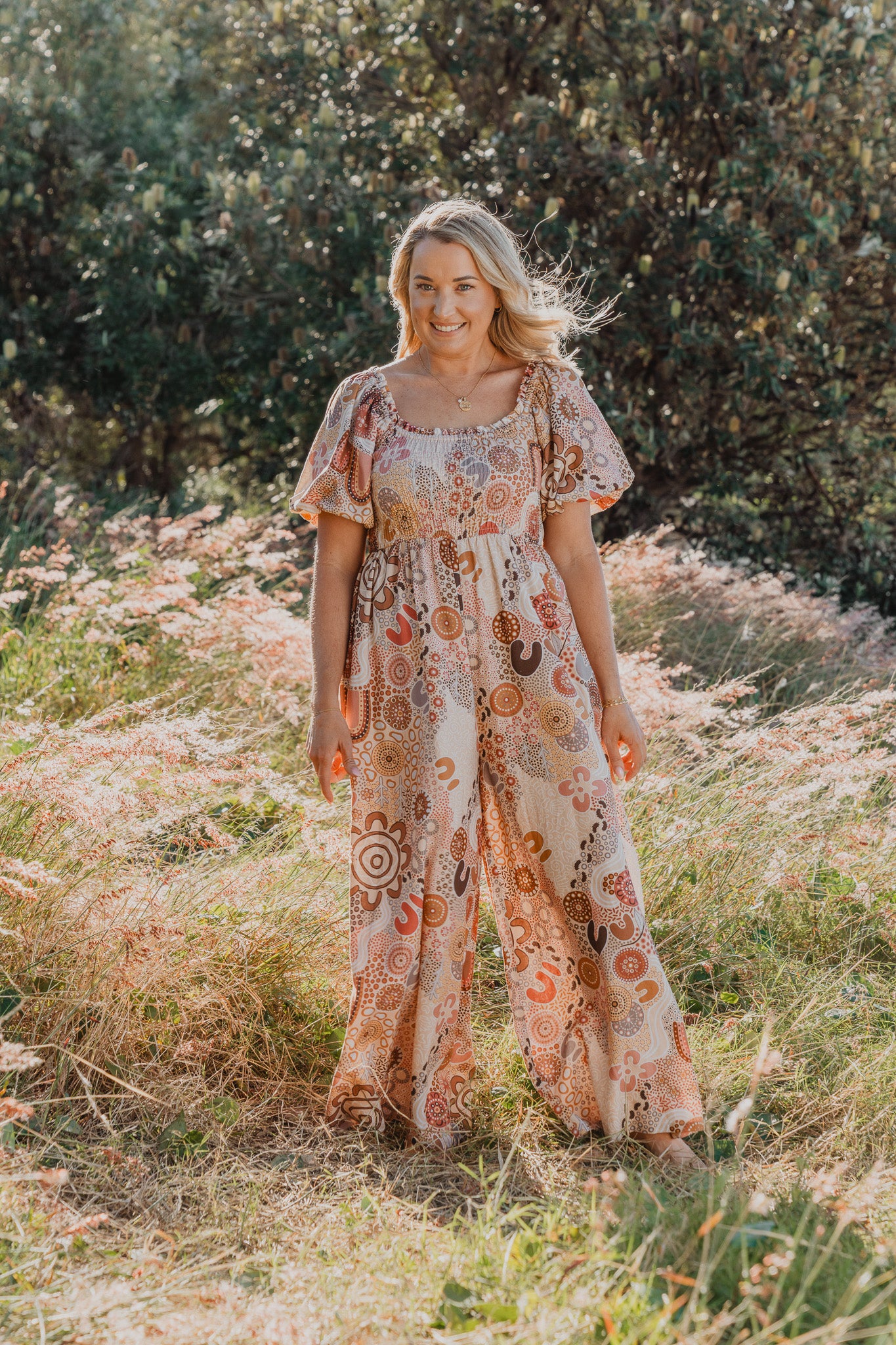 Stelle Jumpsuit in Rise and Bloom
