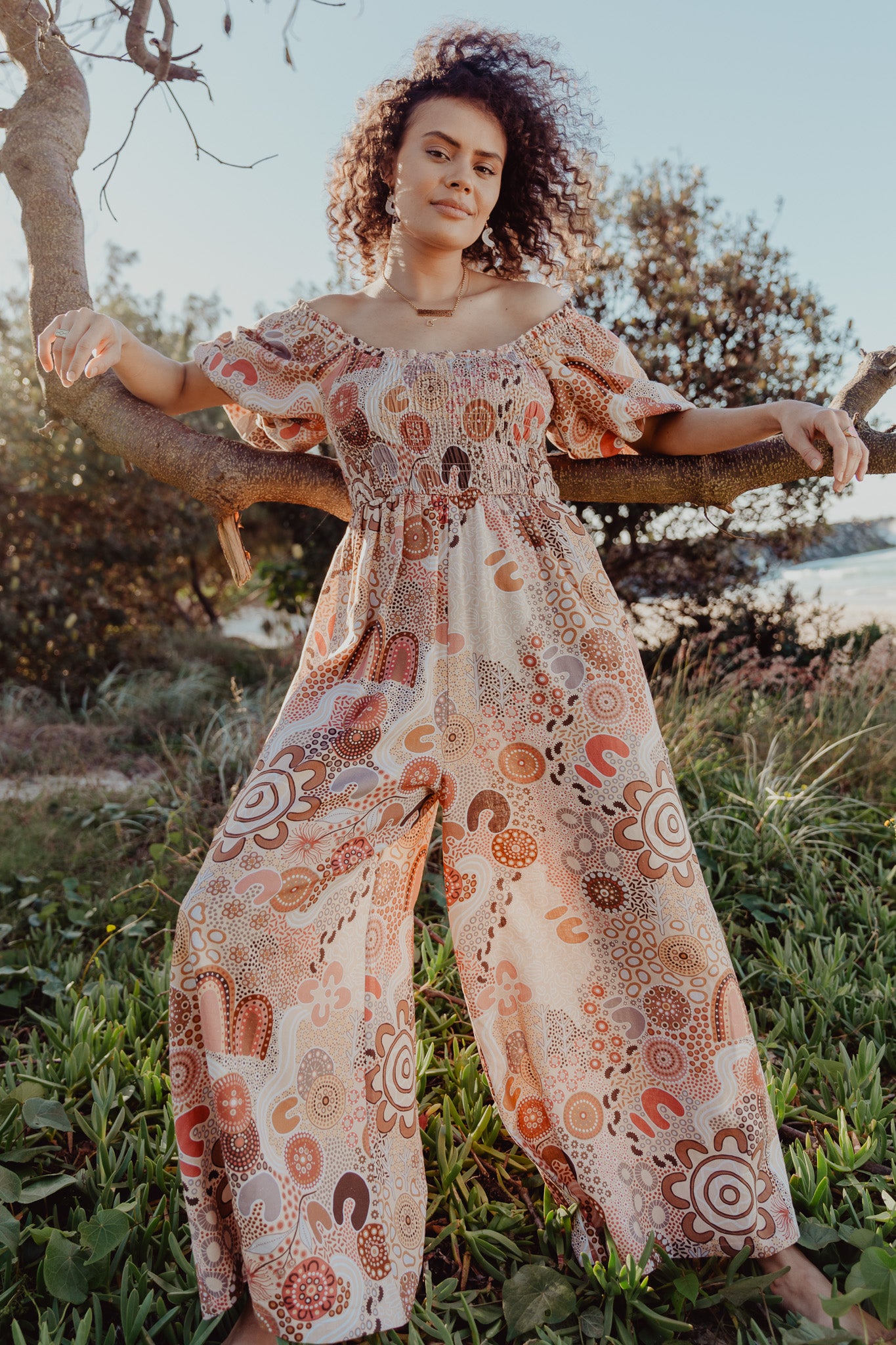 Stelle Jumpsuit in Rise and Bloom