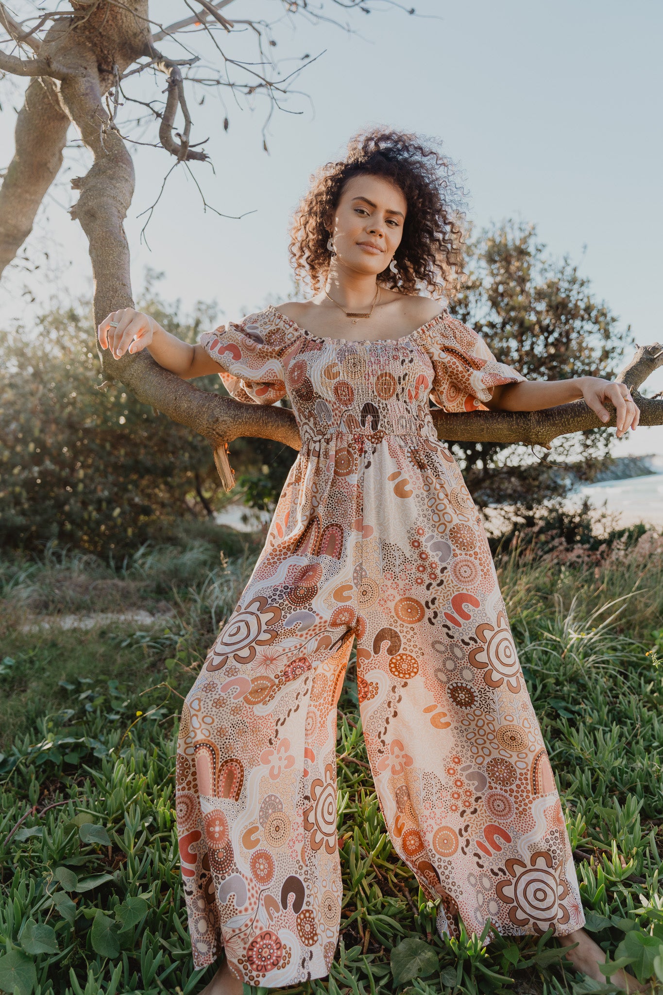 Stelle Jumpsuit in Rise and Bloom