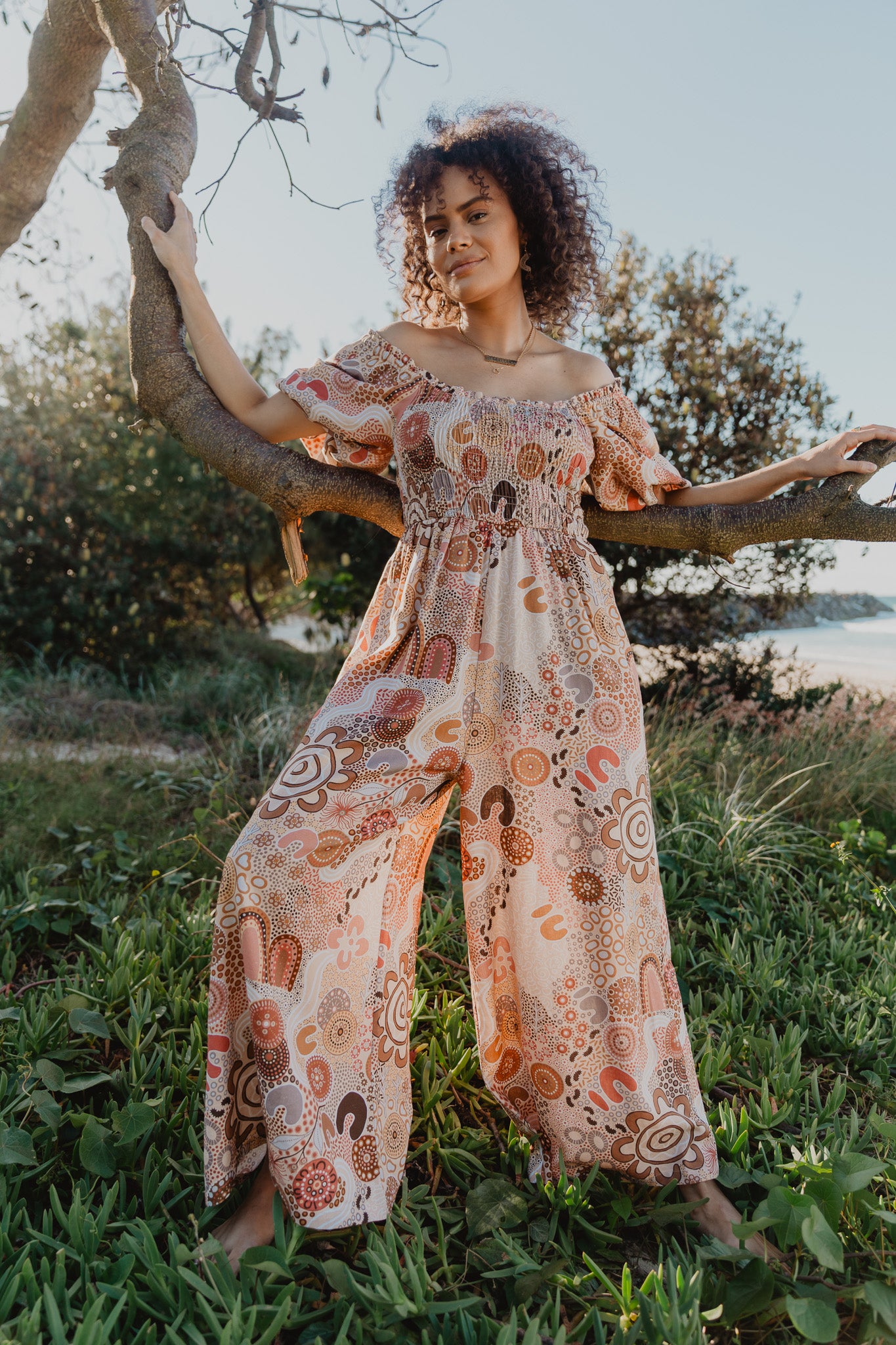 Stelle Jumpsuit in Rise and Bloom