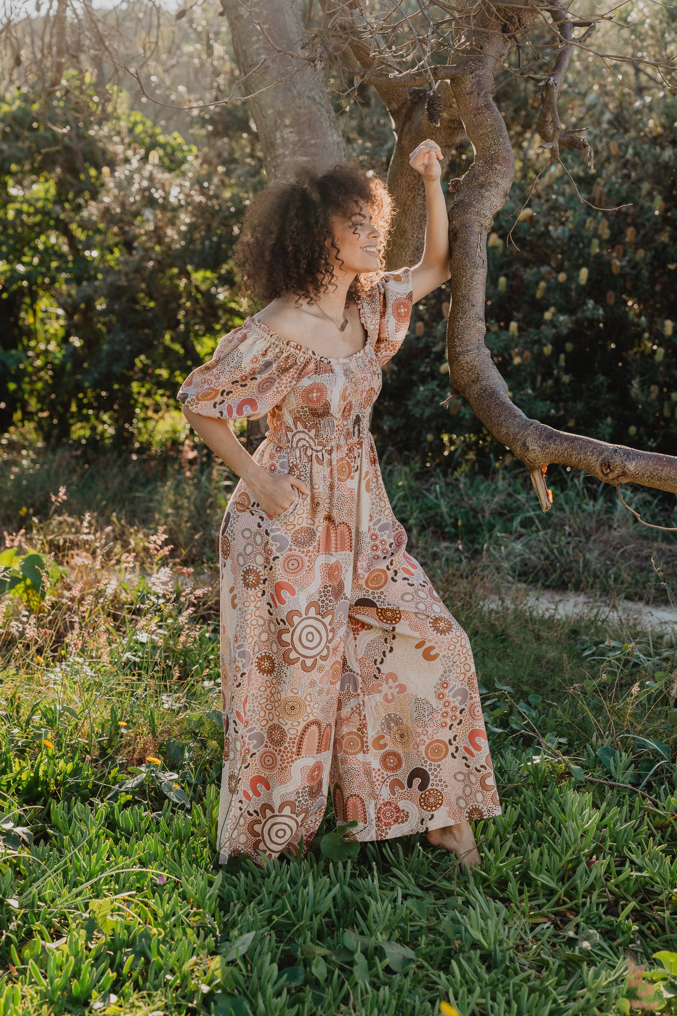 Stelle Jumpsuit in Rise and Bloom