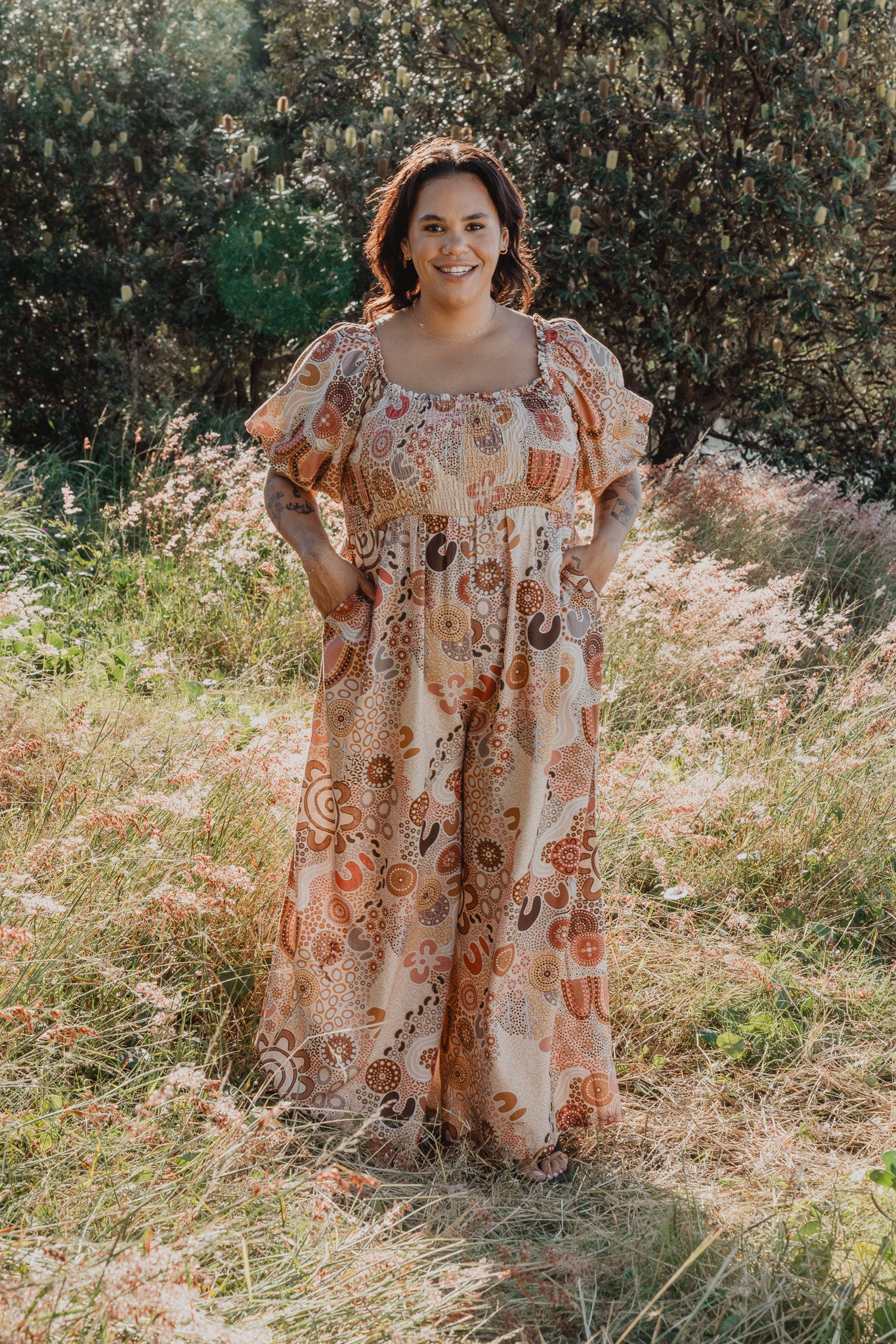 Stelle Jumpsuit in Rise and Bloom