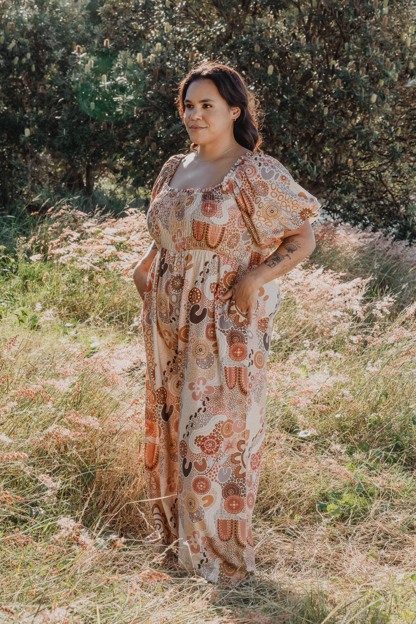 Stelle Jumpsuit in Rise and Bloom