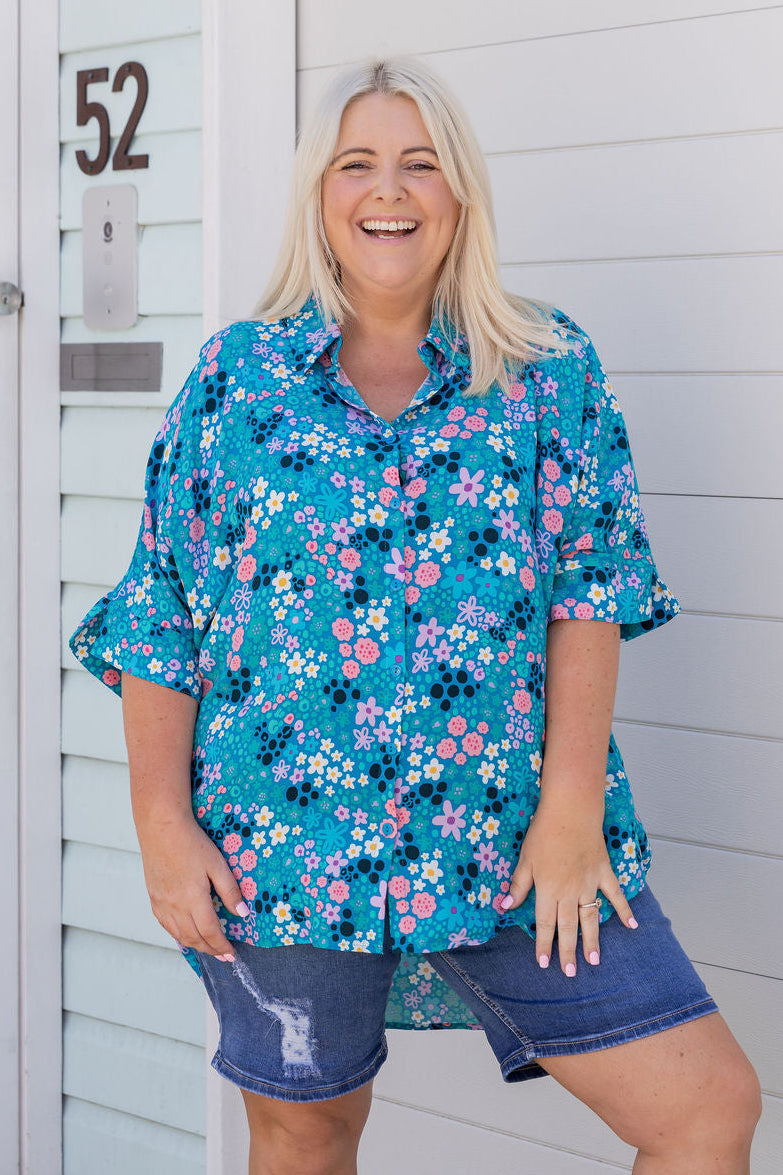 Tammin Shirt in Itsy Bitsy by Kasey Rainbow