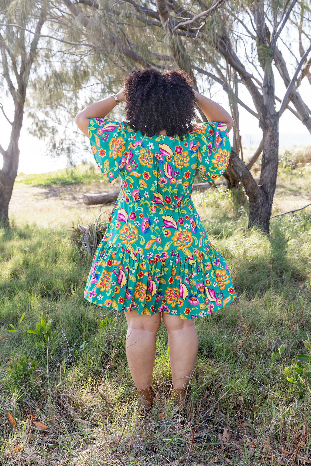 Esmae Dress in Emerald Dreams