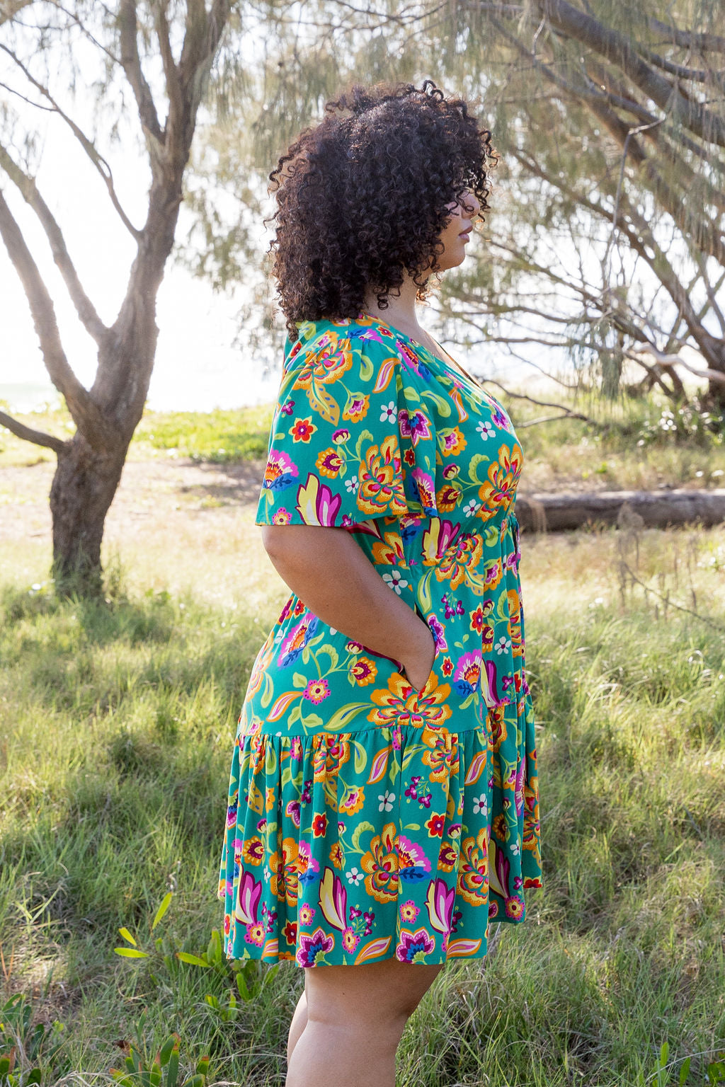 Esmae Dress in Emerald Dreams