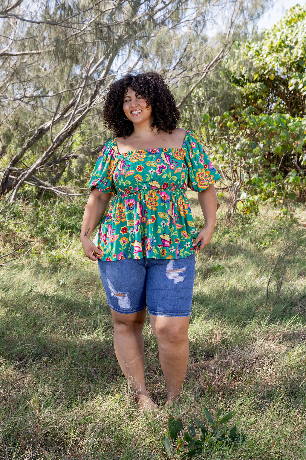 Emily Top in Emerald Dreams