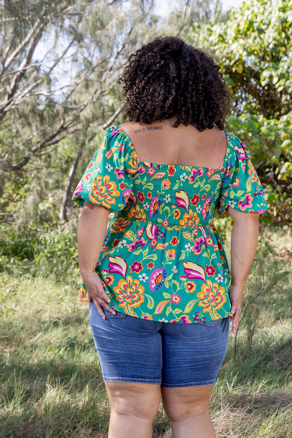 Emily Top in Emerald Dreams