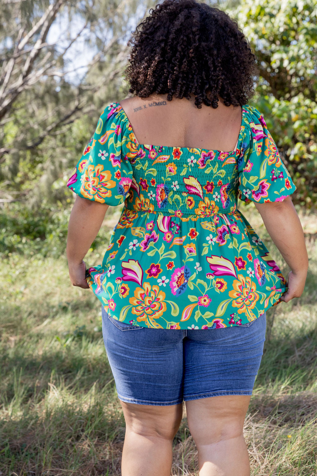 Emily Top in Emerald Dreams