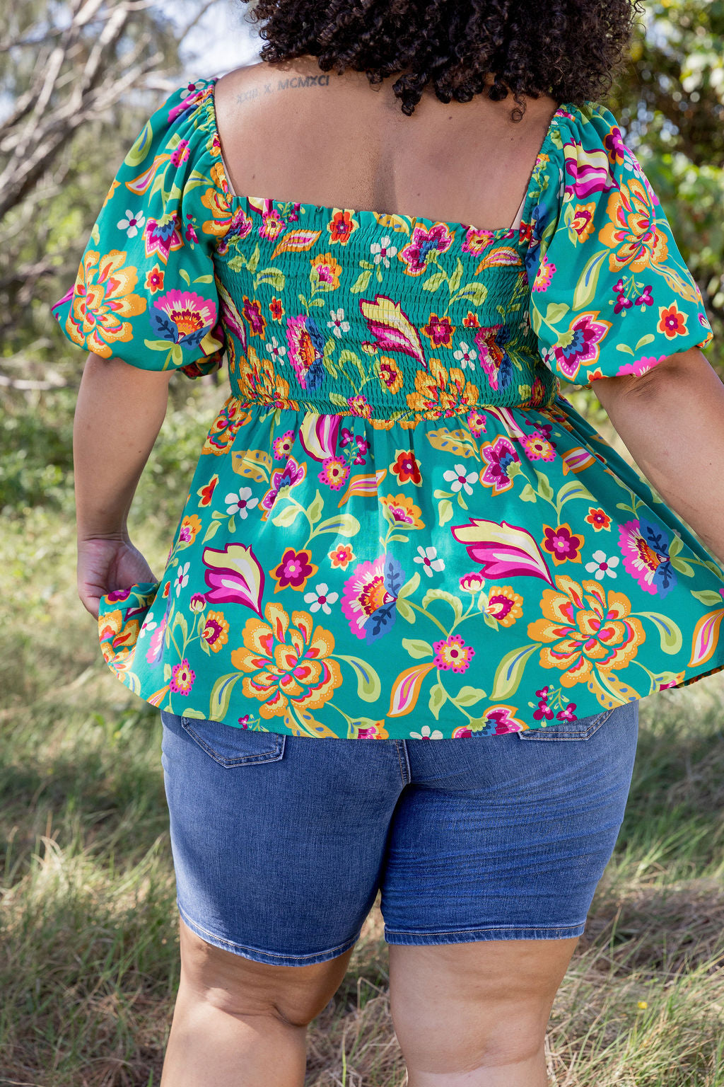 Emily Top in Emerald Dreams