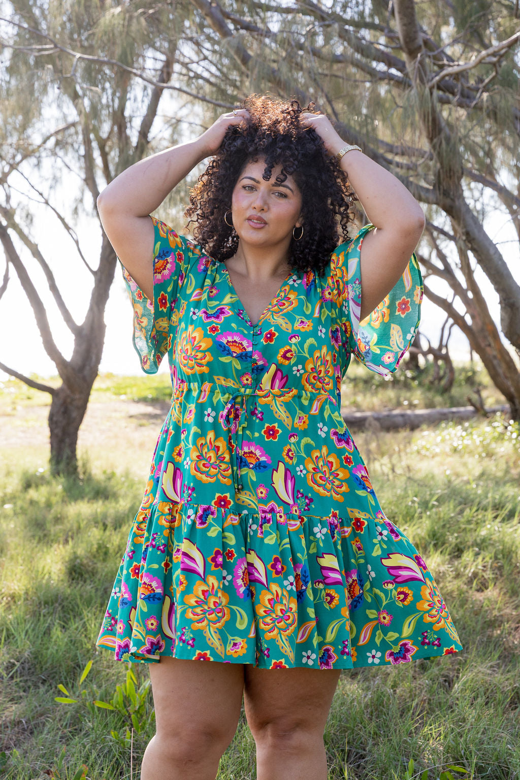 Esmae Dress in Emerald Dreams