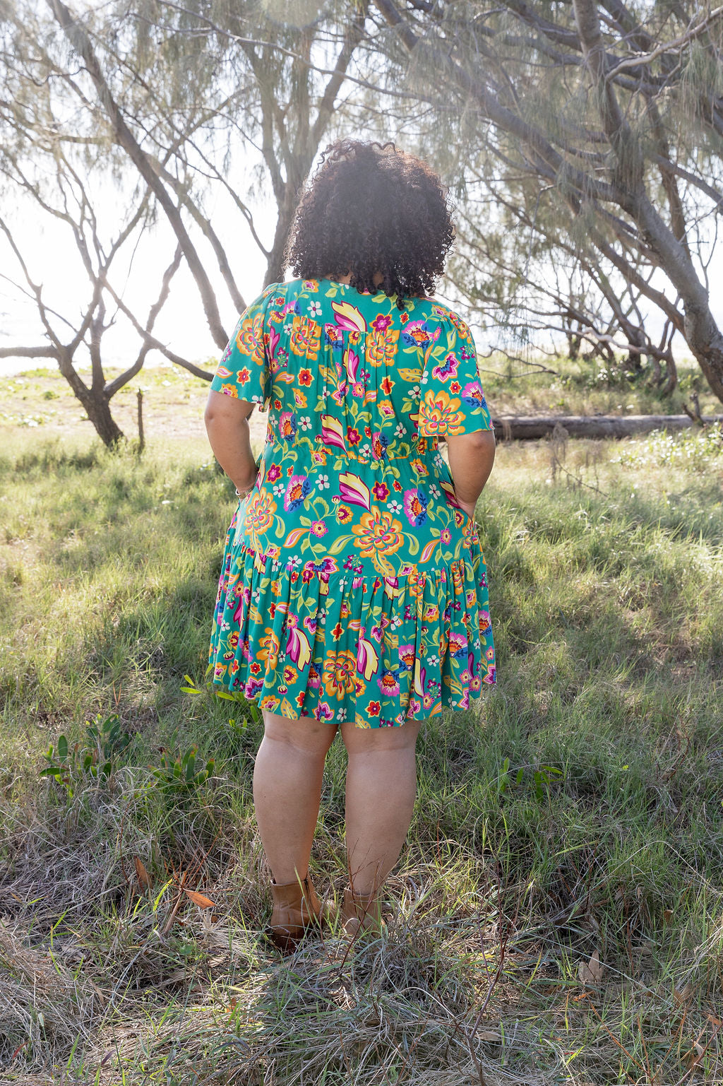 Esmae Dress in Emerald Dreams