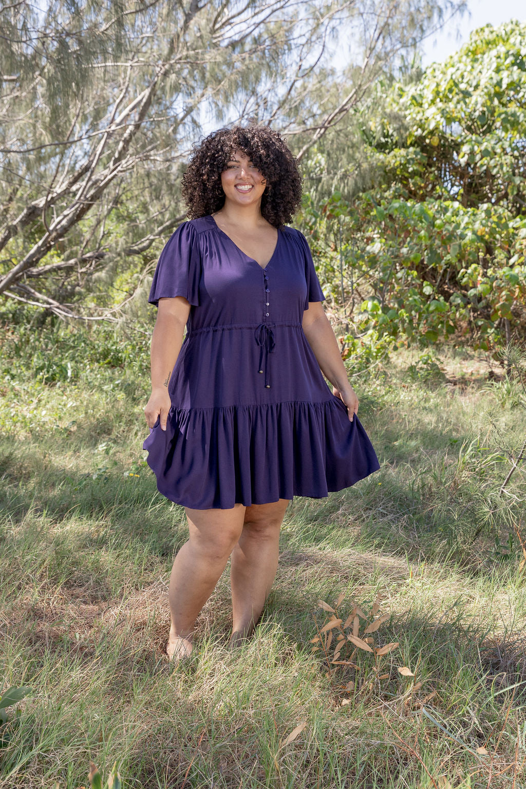 Esmae Dress in Midnight