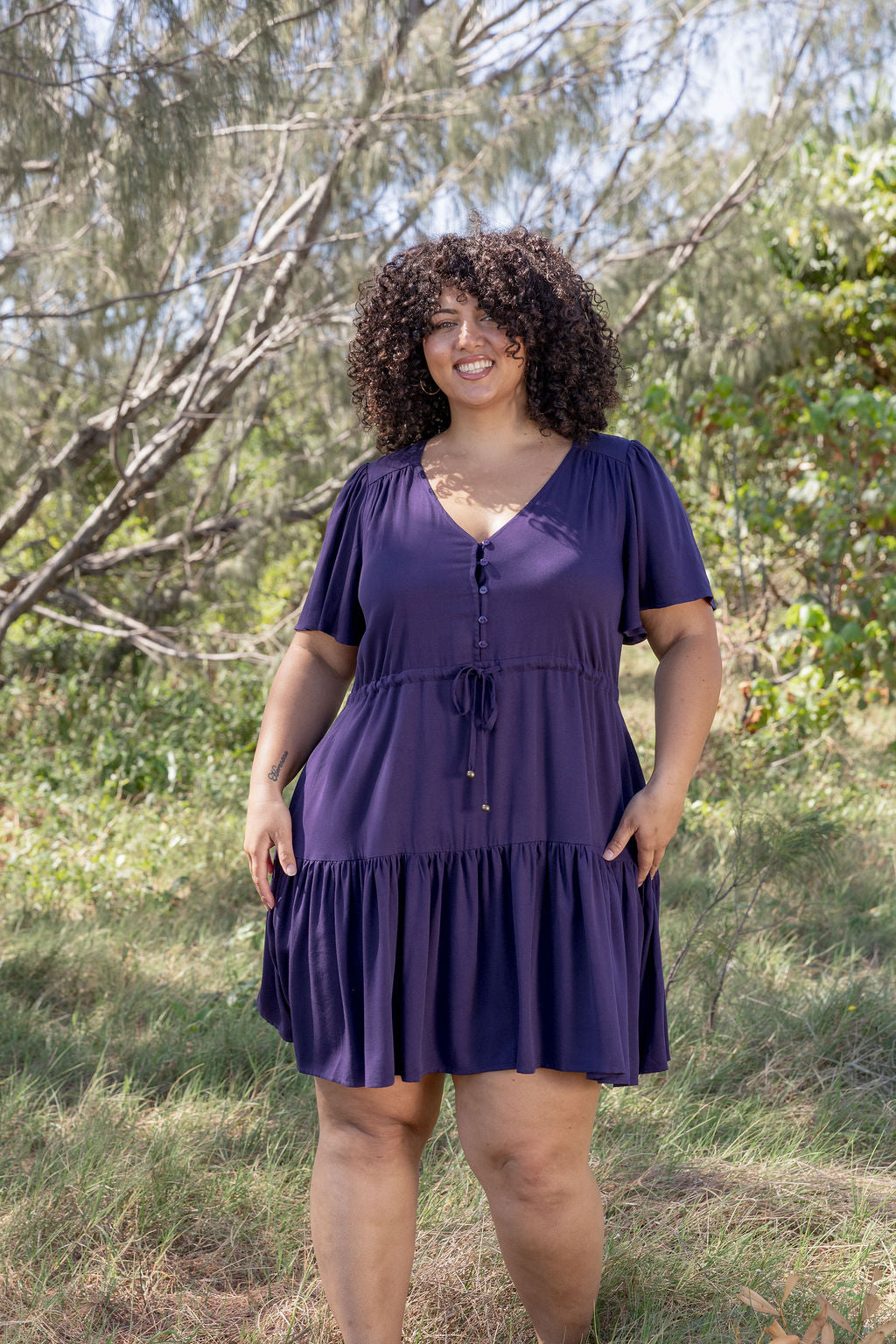 Esmae Dress in Midnight