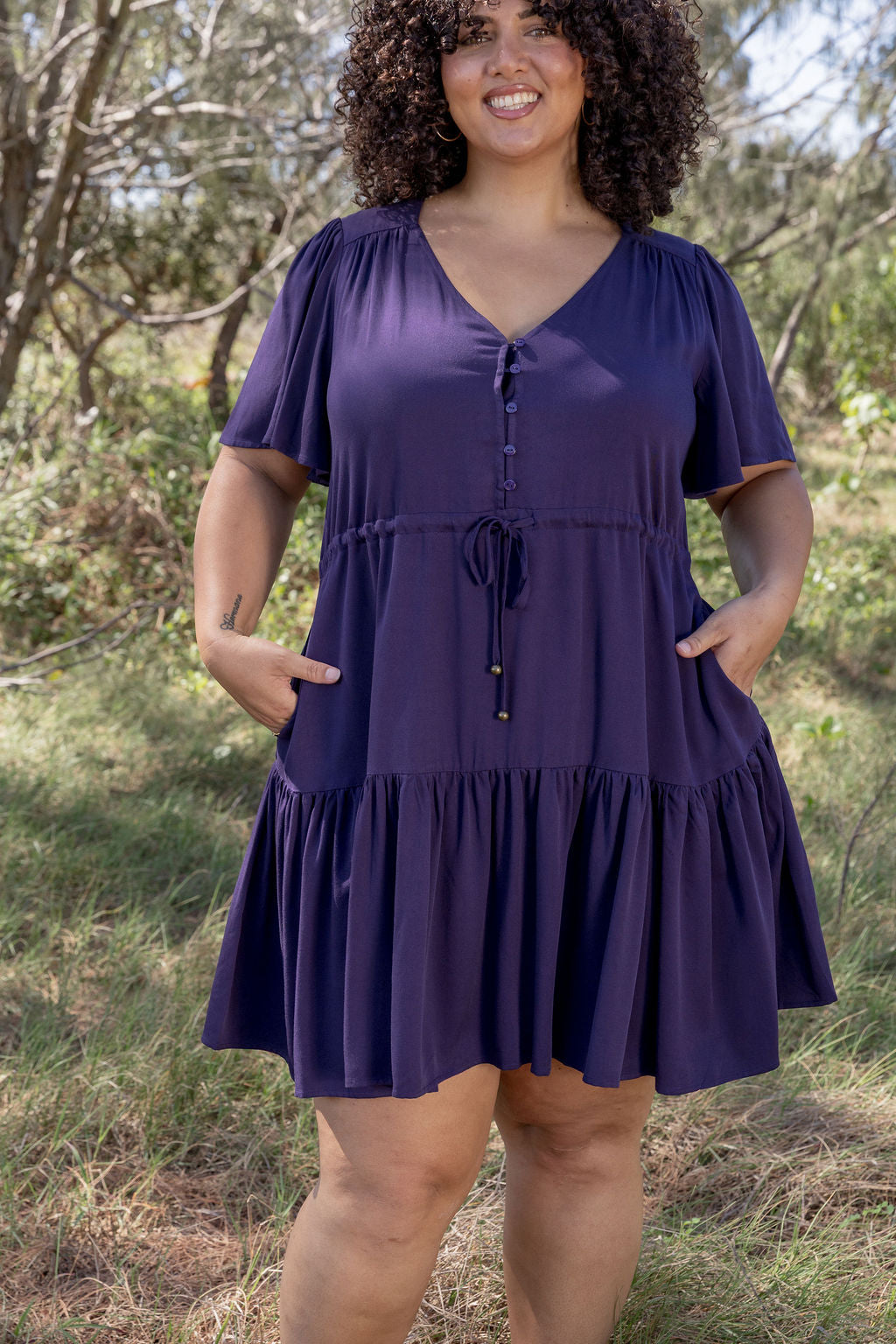 Esmae Dress in Midnight
