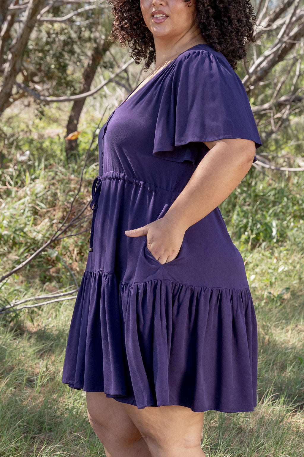 Esmae Dress in Midnight