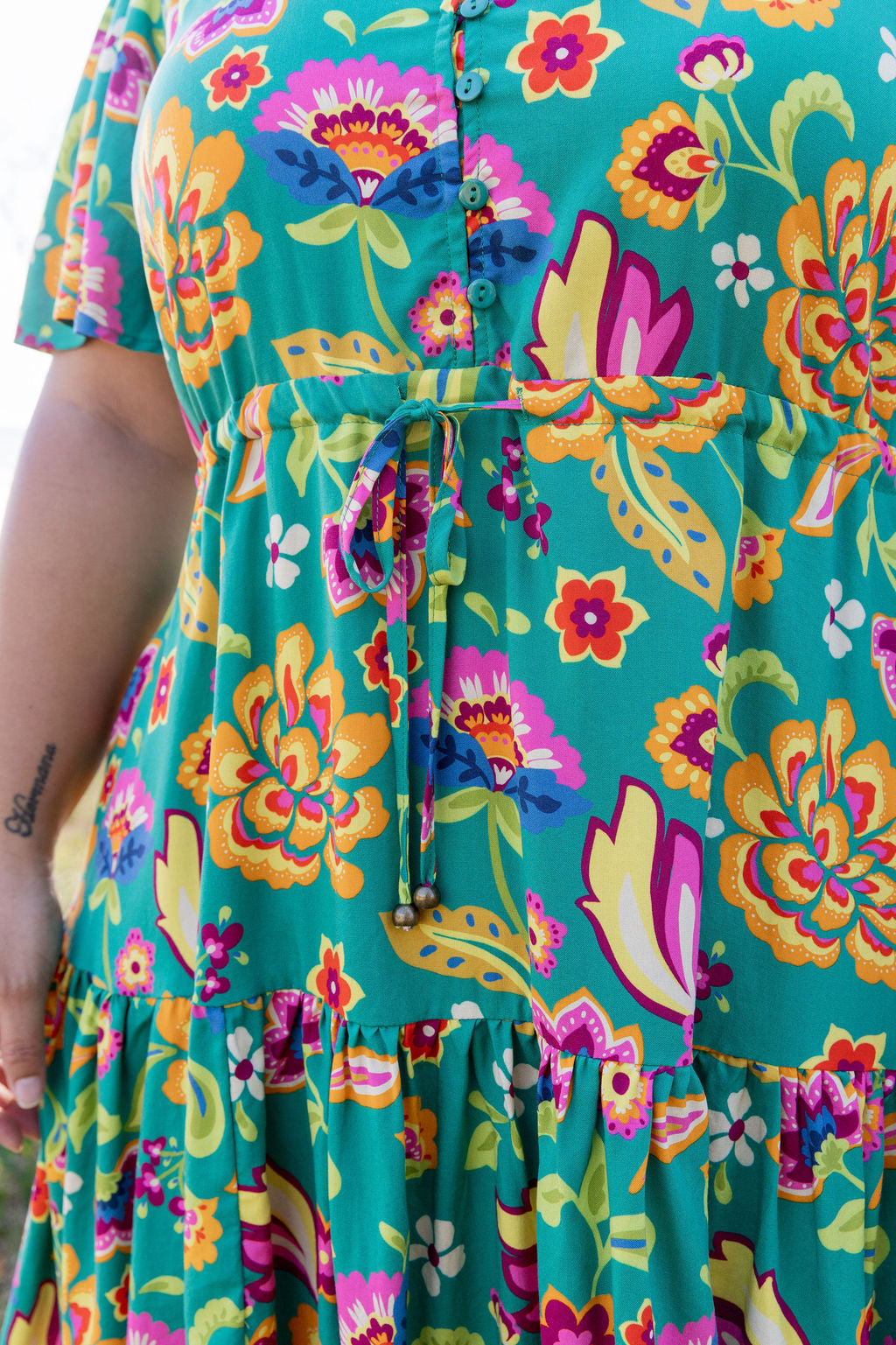 Esmae Dress in Emerald Dreams