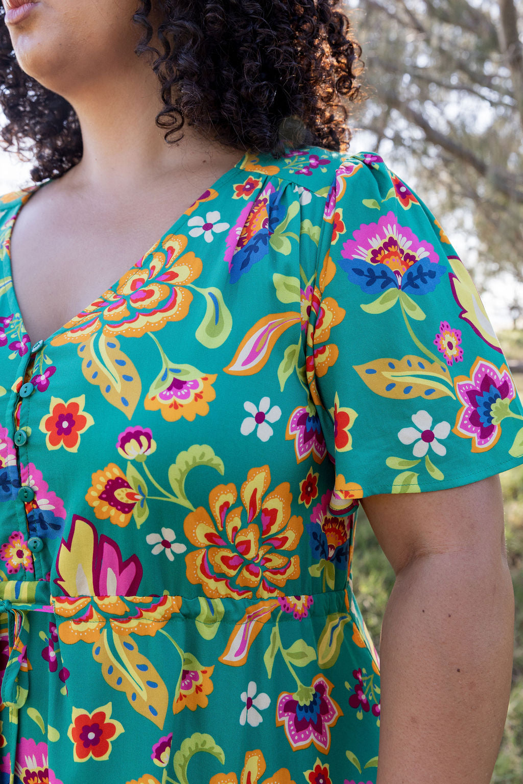 Esmae Dress in Emerald Dreams