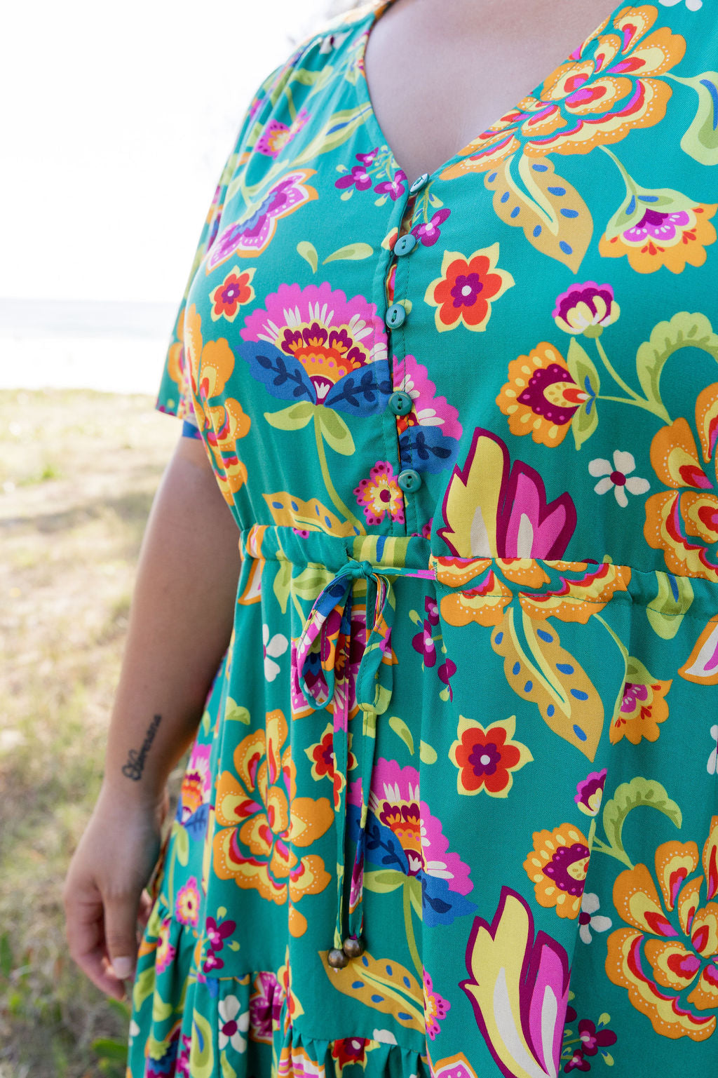 Esmae Dress in Emerald Dreams
