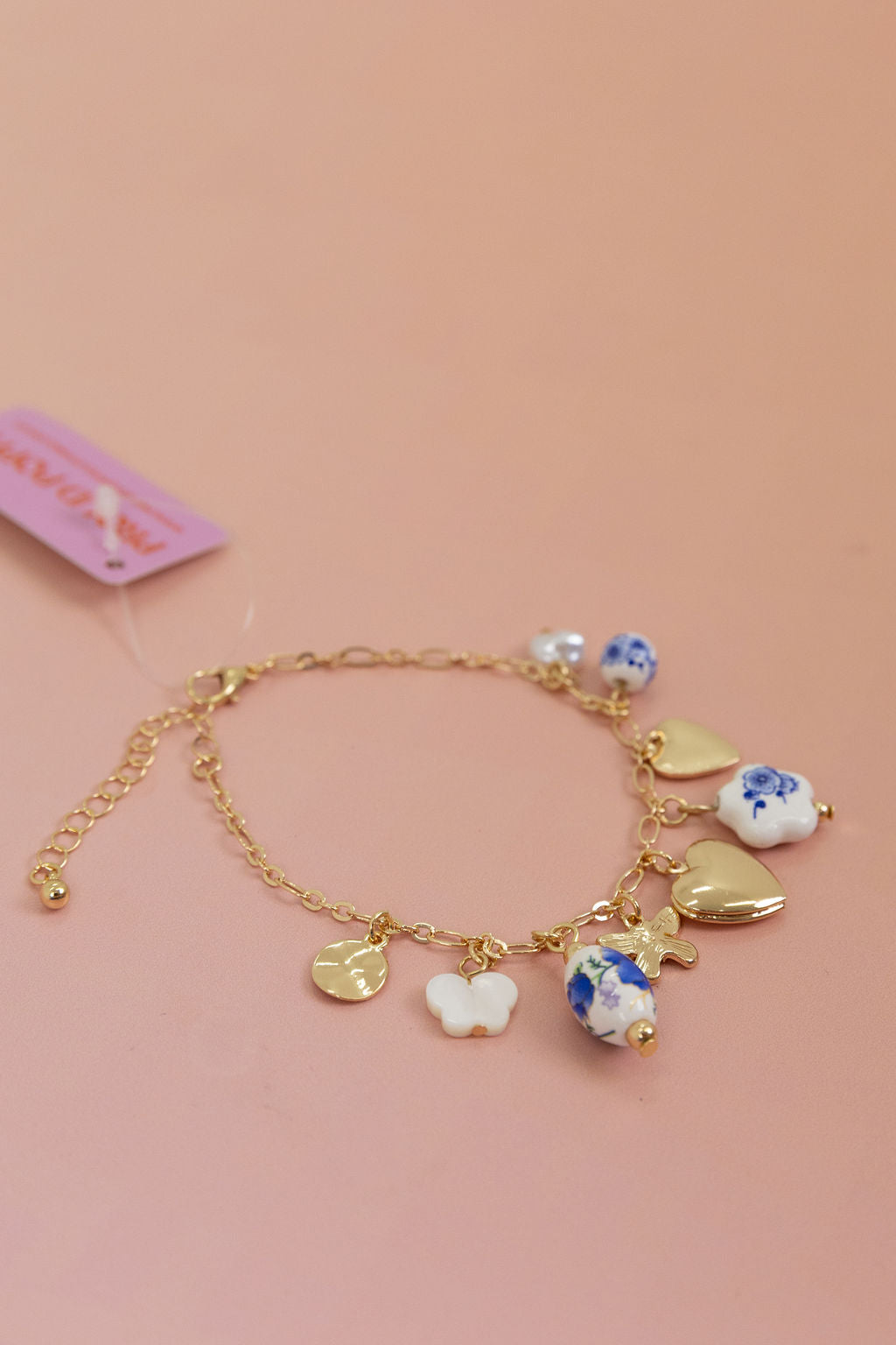 Multi Charm Locket Bracelet