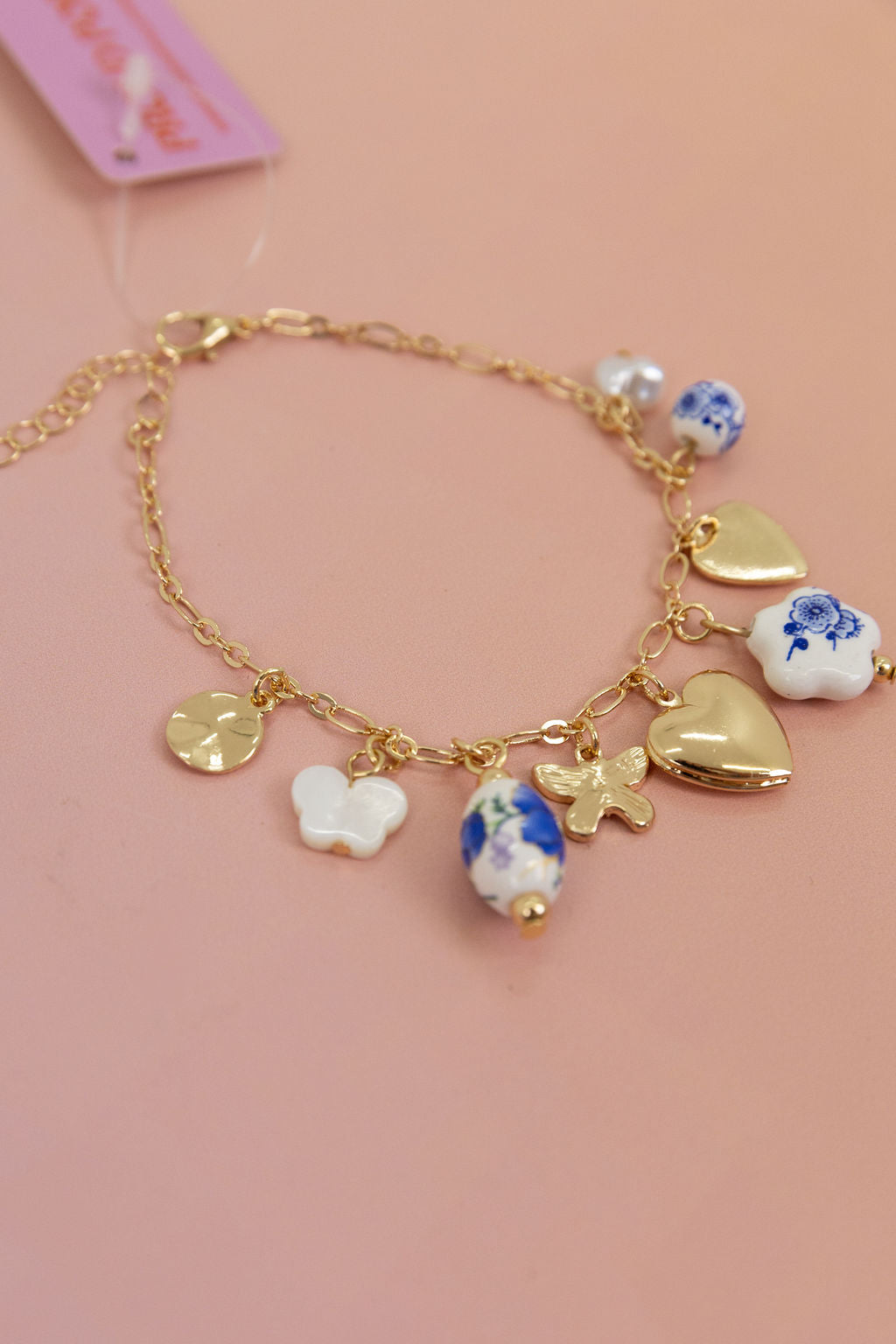 Multi Charm Locket Bracelet