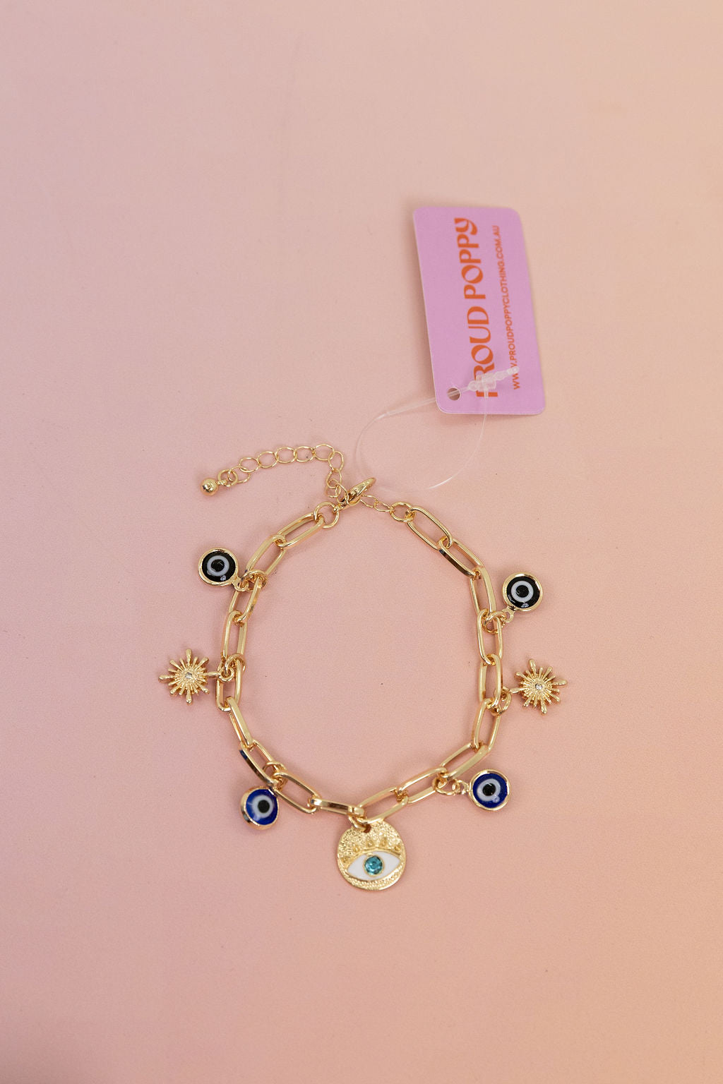 Evil Eye Charm Bracelet