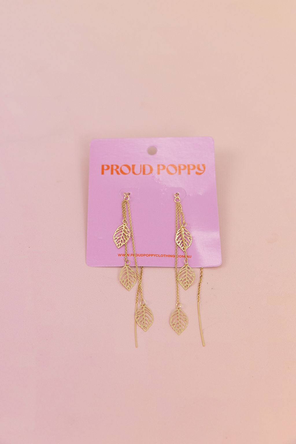 Leaf Drop Earrings