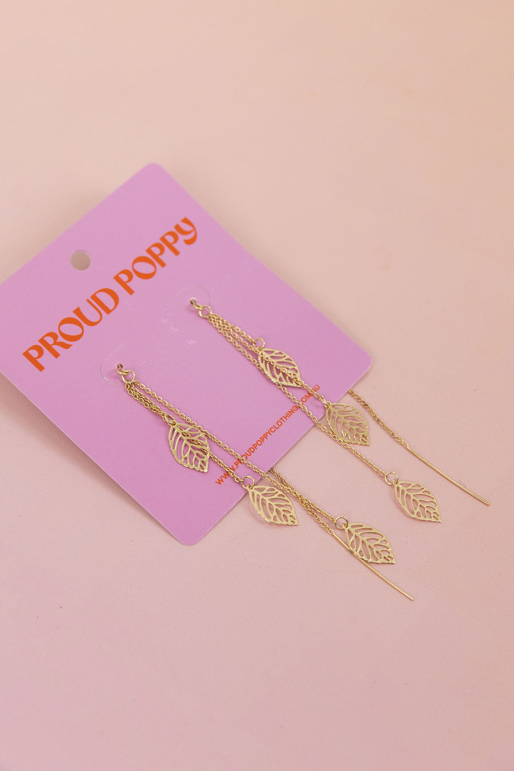 Leaf Drop Earrings