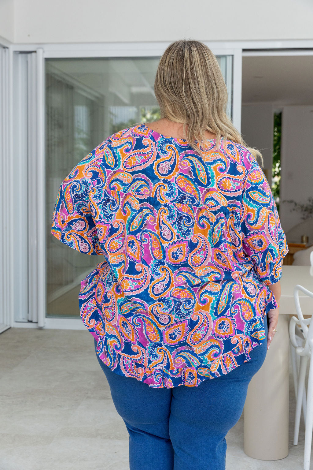 Natalie Top in Rainbow Boteh