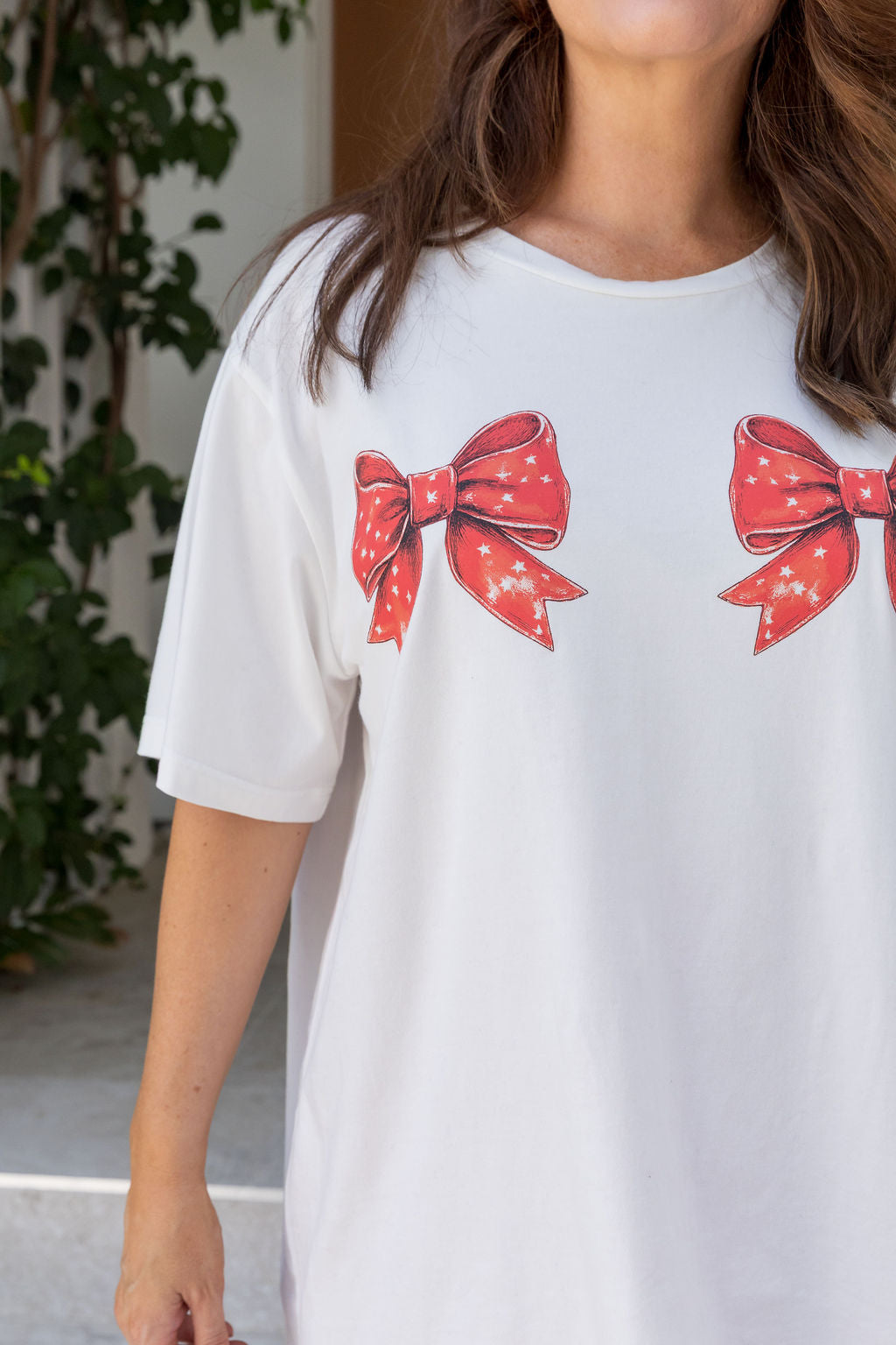 Zadi Relaxed Tee in Bows