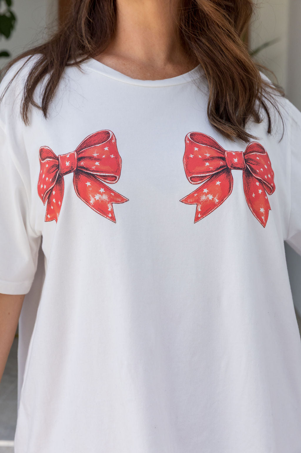 Zadi Relaxed Tee in Bows