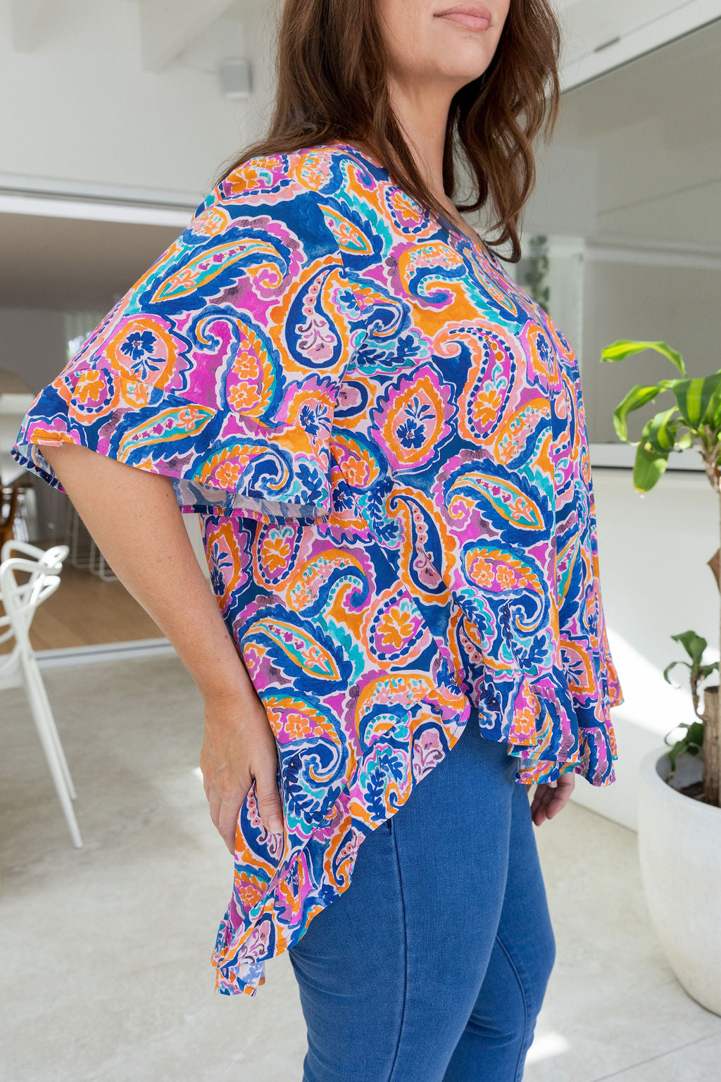 Natalie Top in Rainbow Boteh