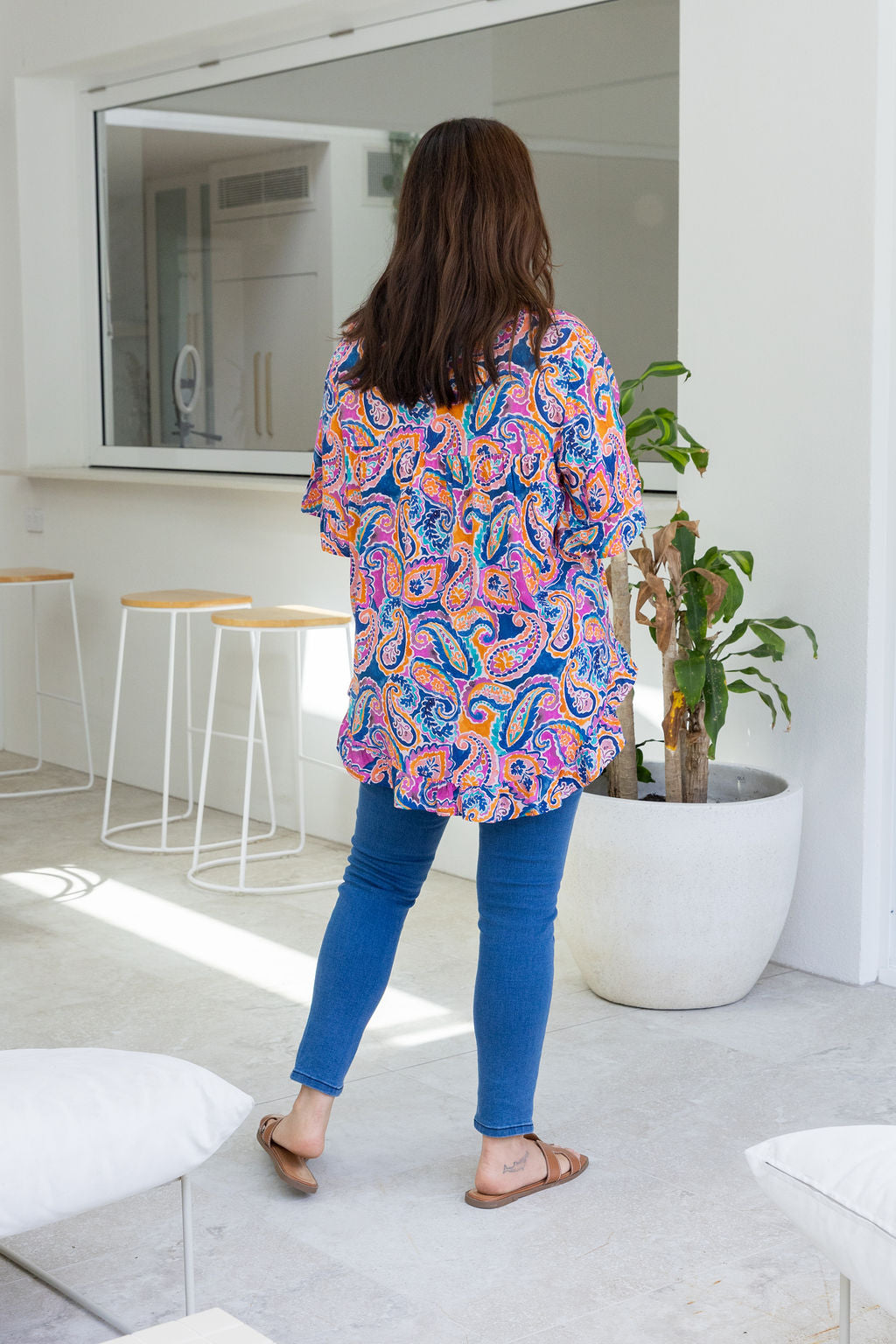 Natalie Top in Rainbow Boteh