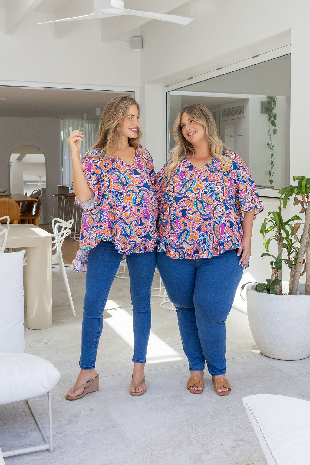 Natalie Top in Rainbow Boteh