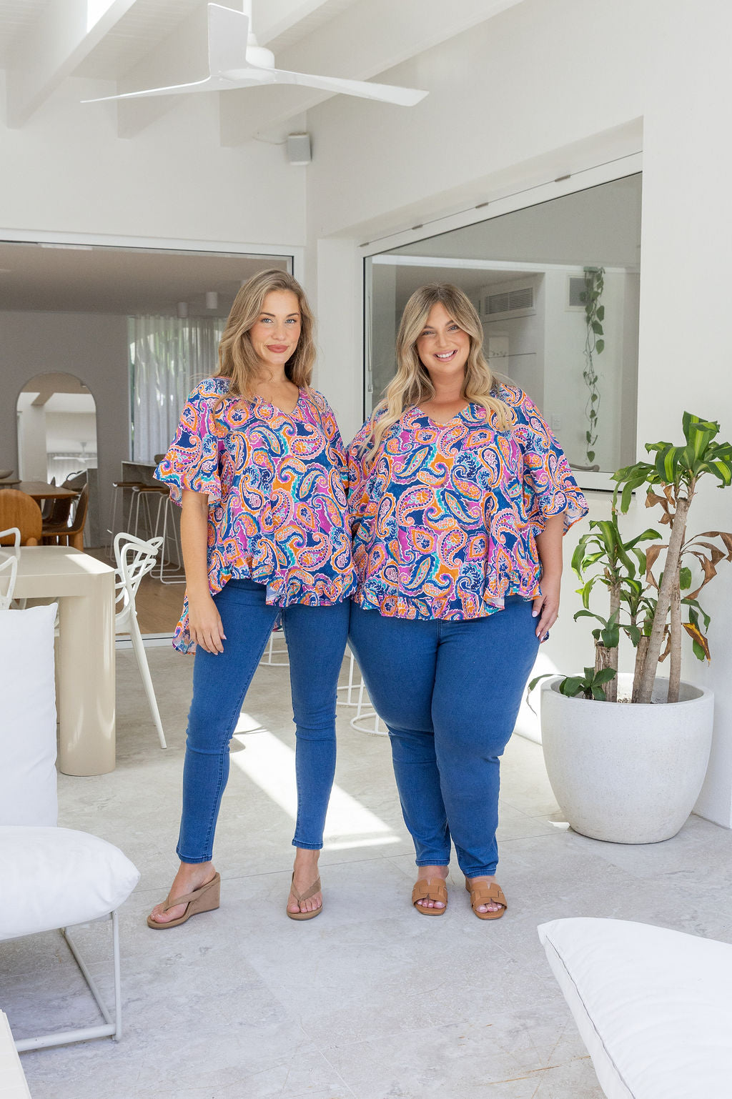 Natalie Top in Rainbow Boteh