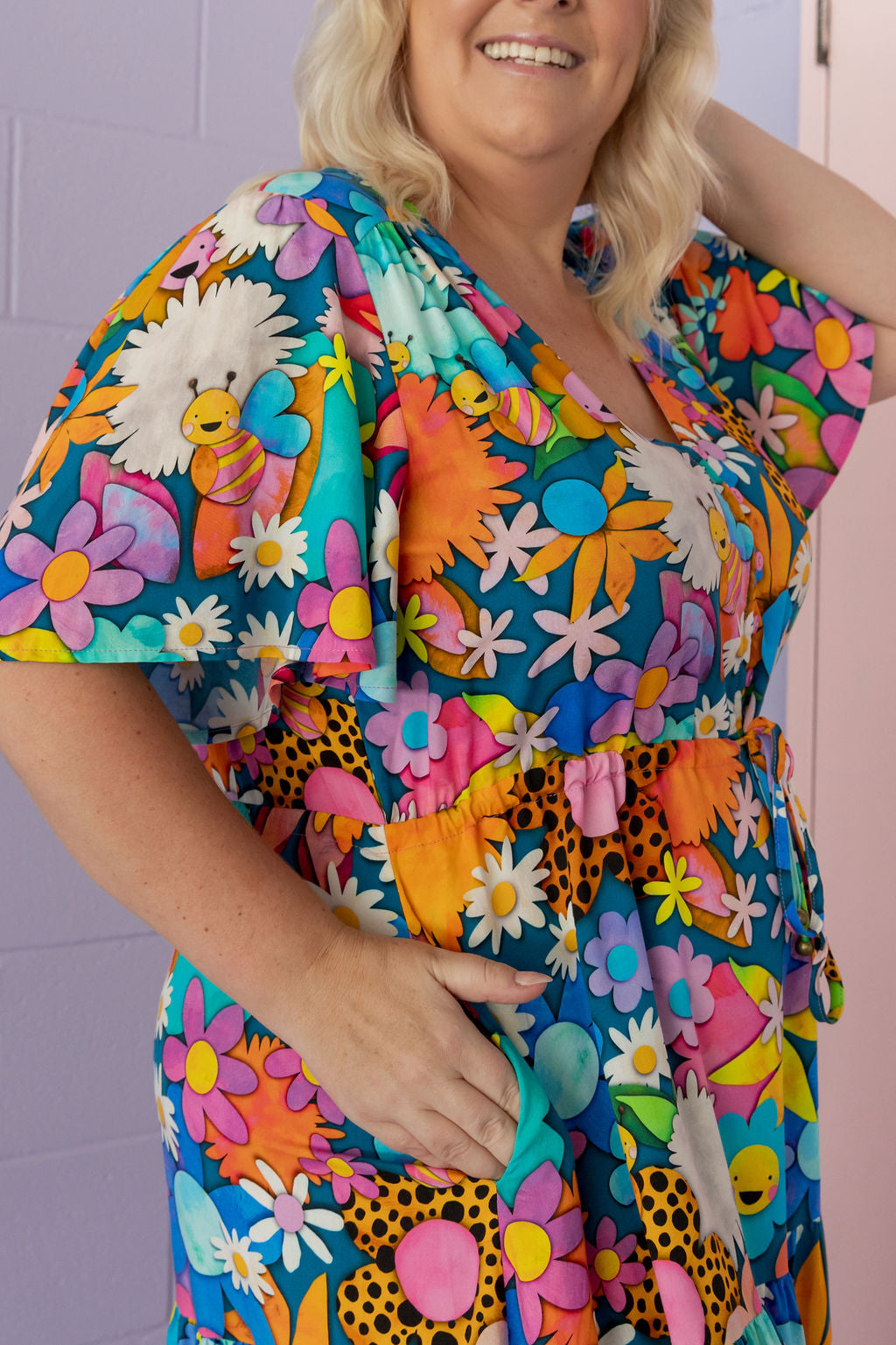 Bonnie Maxi Dress in Kutopia Floral by Kasey Rainbow